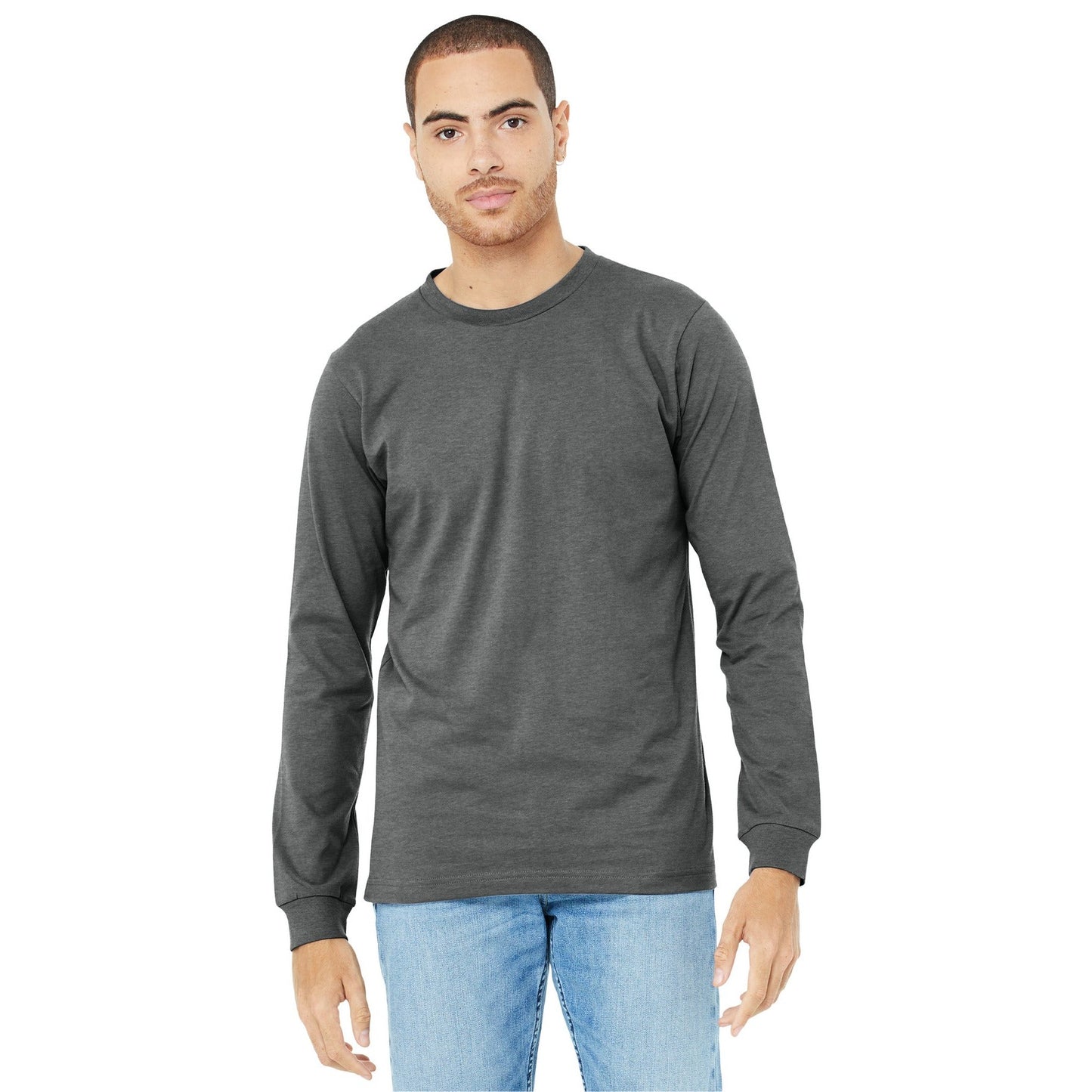 Bella + Canvas-BELLA+CANVAS® Unisex Heather CVC Long Sleeve Tee BC3501CVC-MedTech-4