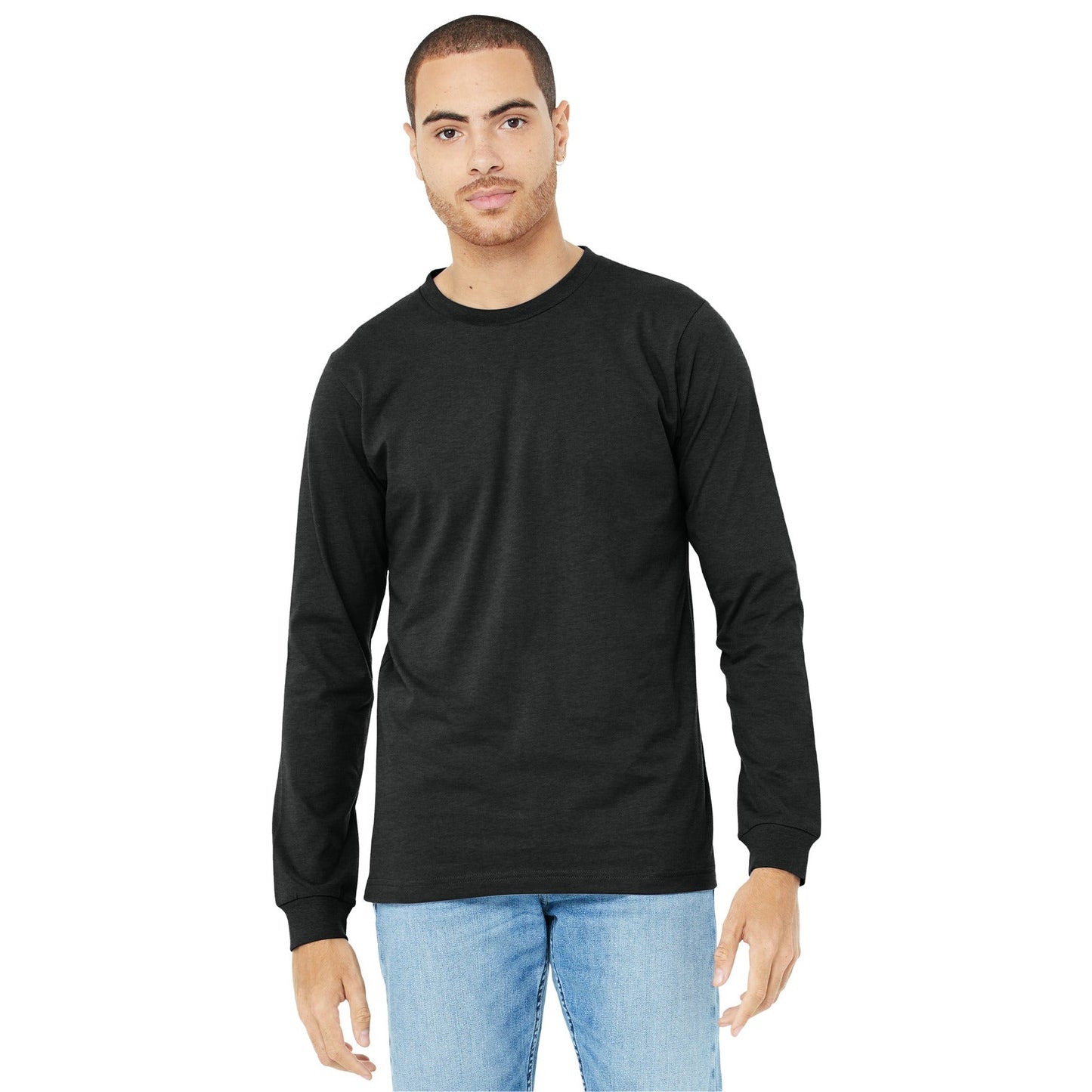 Bella + Canvas-BELLA+CANVAS® Unisex Heather CVC Long Sleeve Tee BC3501CVC-MedTech-2