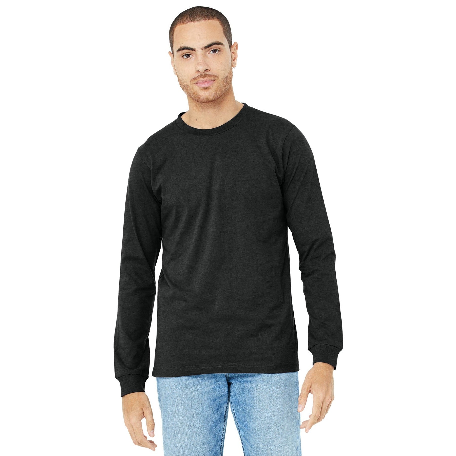 Bella + Canvas-BELLA+CANVAS® Unisex Heather CVC Long Sleeve Tee BC3501CVC-MedTech-2