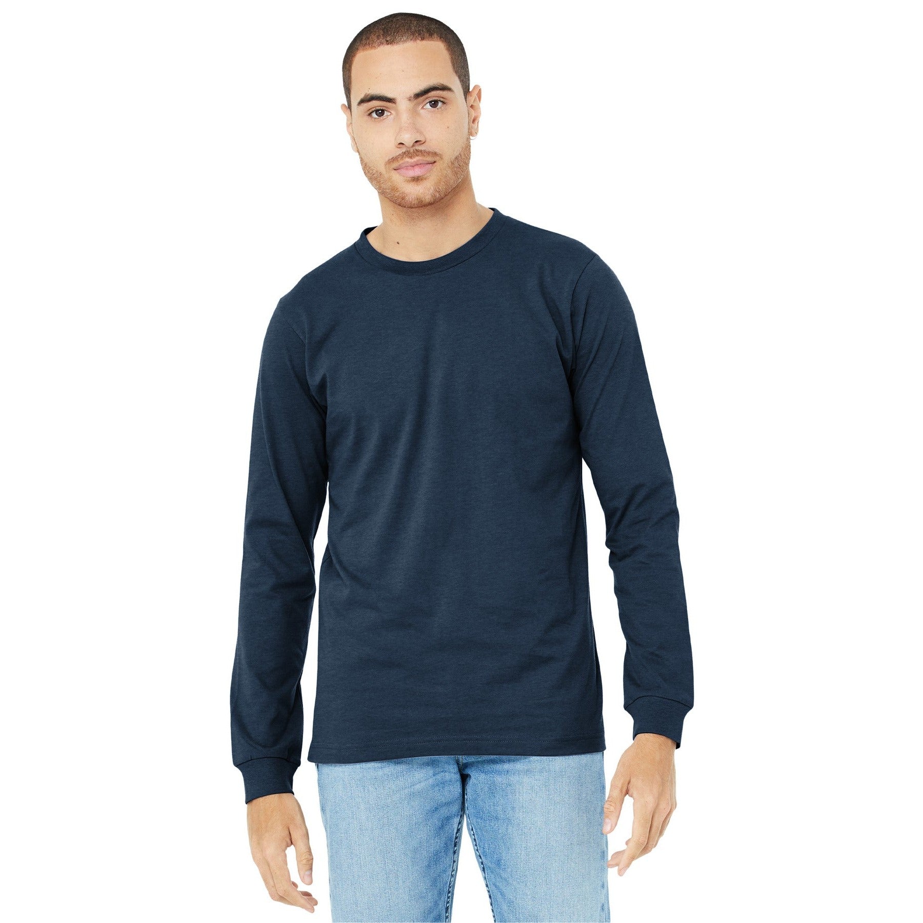 Bella + Canvas-BELLA+CANVAS® Unisex Heather CVC Long Sleeve Tee BC3501CVC-MedTech-9