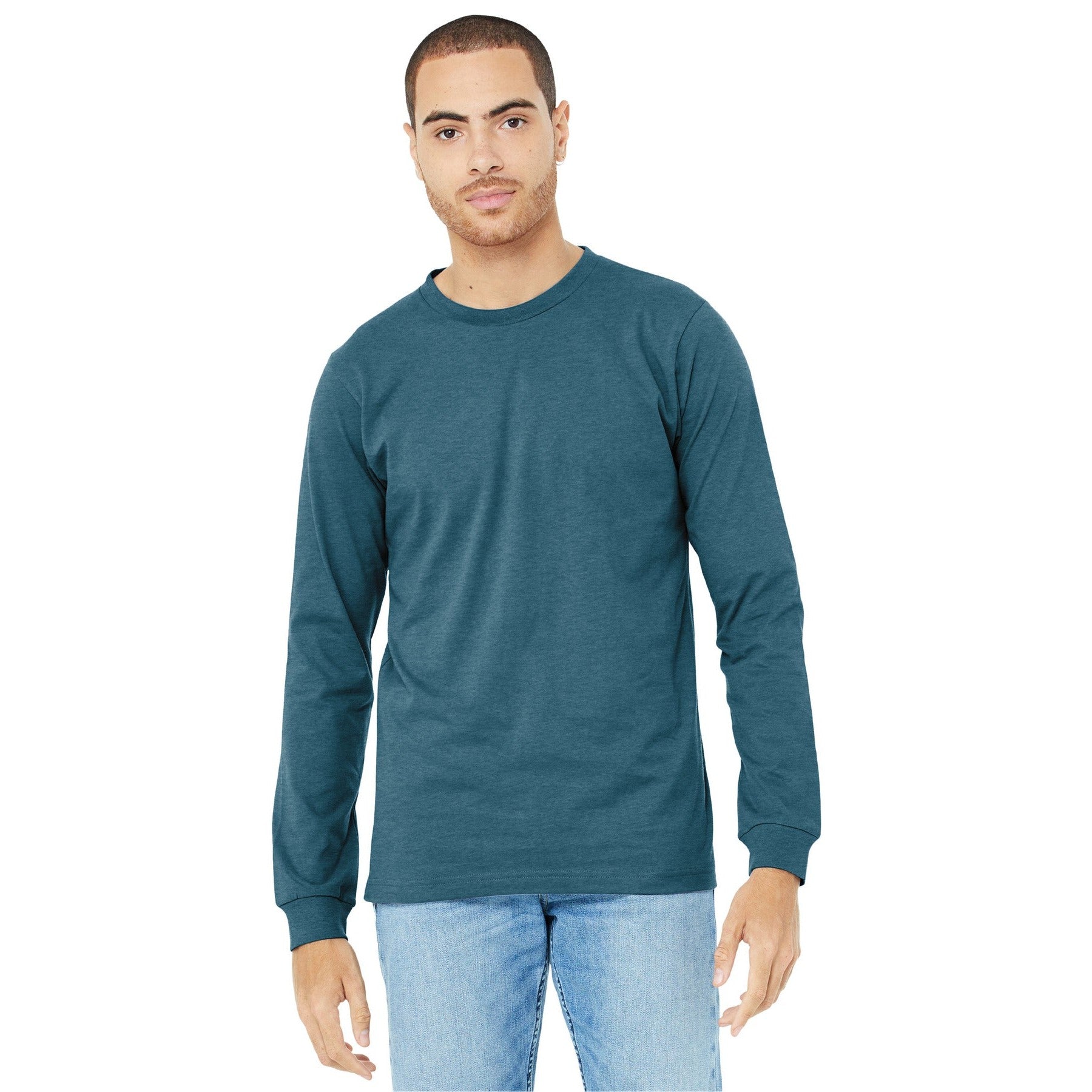Bella + Canvas-BELLA+CANVAS® Unisex Heather CVC Long Sleeve Tee BC3501CVC-MedTech-6