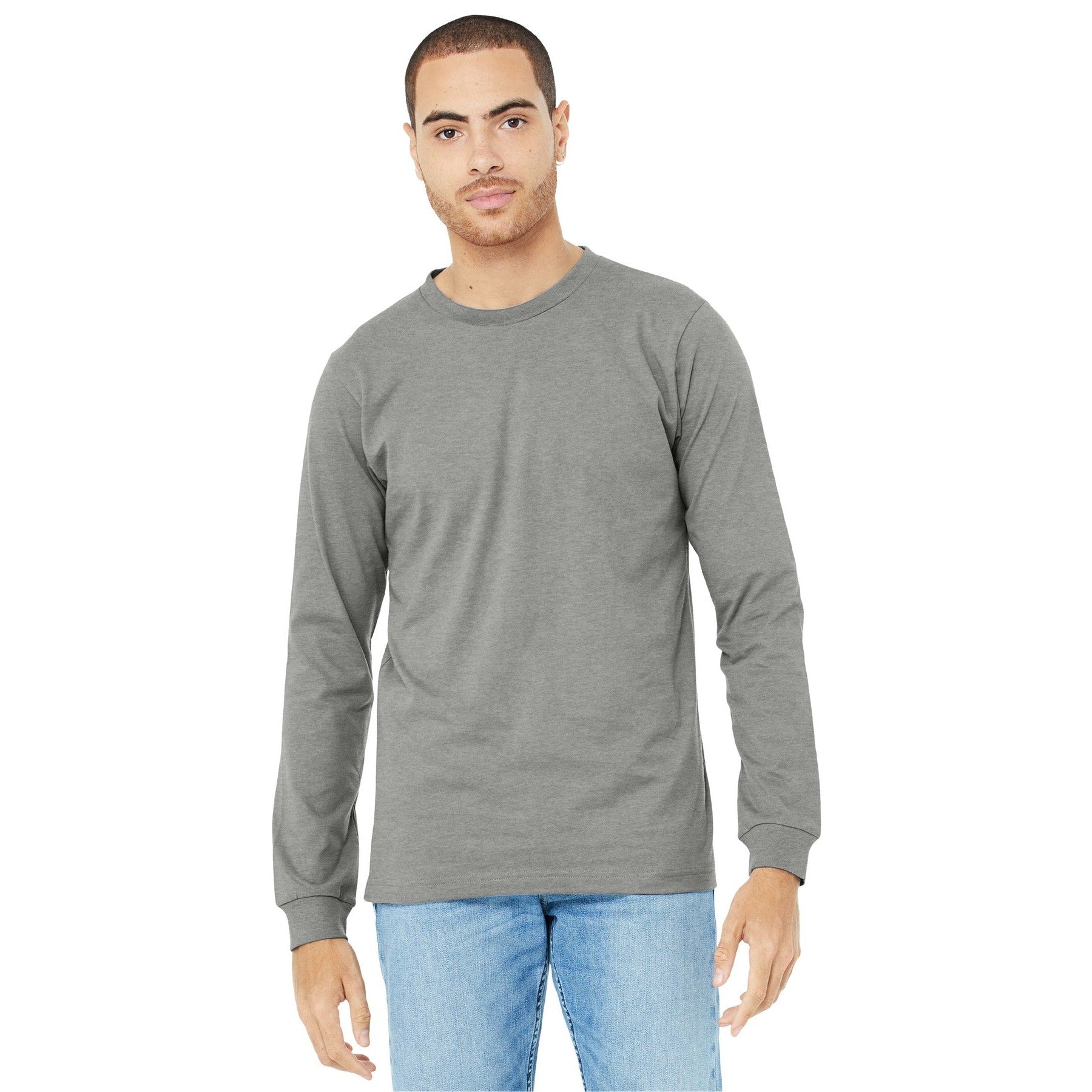 Bella + Canvas-BELLA+CANVAS® Unisex Heather CVC Long Sleeve Tee BC3501CVC-MedTech-11