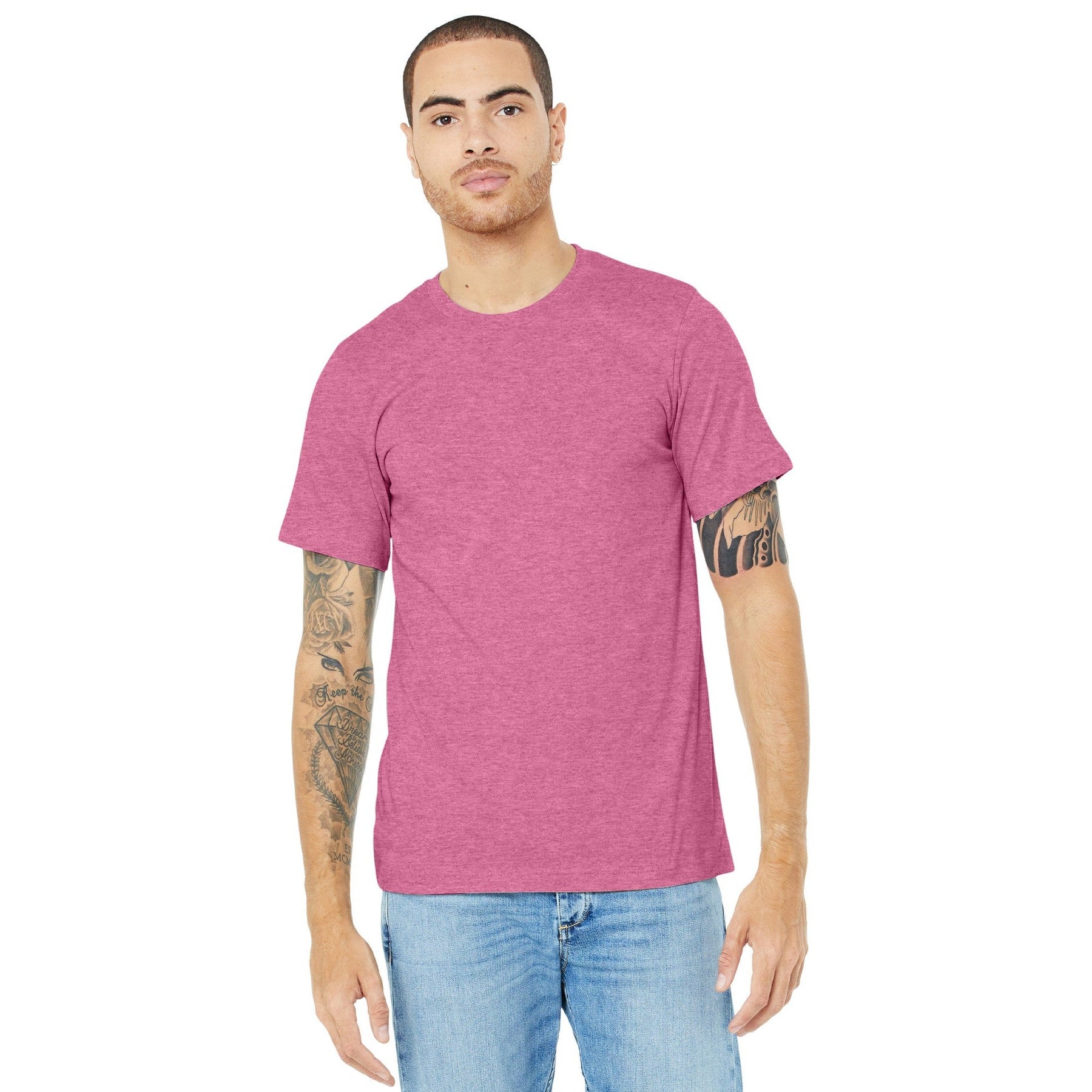 Bella + Canvas-BELLA+CANVAS ® Unisex Heather CVC Short Sleeve Tee. BC3001CVC 1/2-MedTech-12