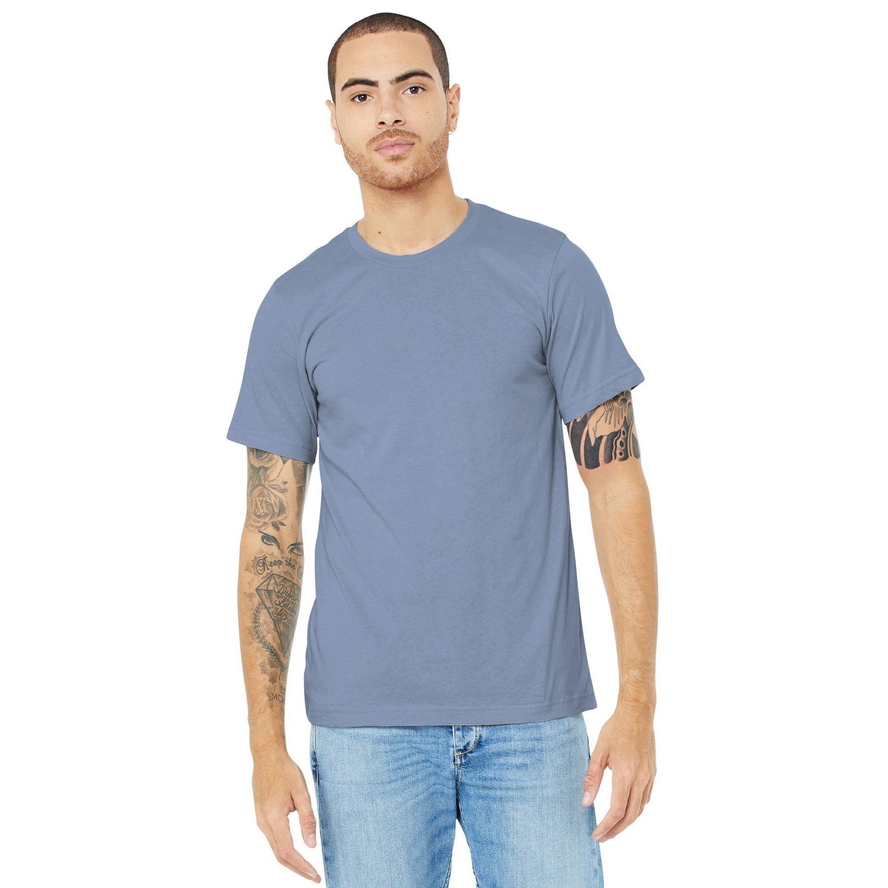 Bella + Canvas-BELLA+CANVAS ® Unisex Heather CVC Short Sleeve Tee. BC3001CVC 1/2-MedTech-7