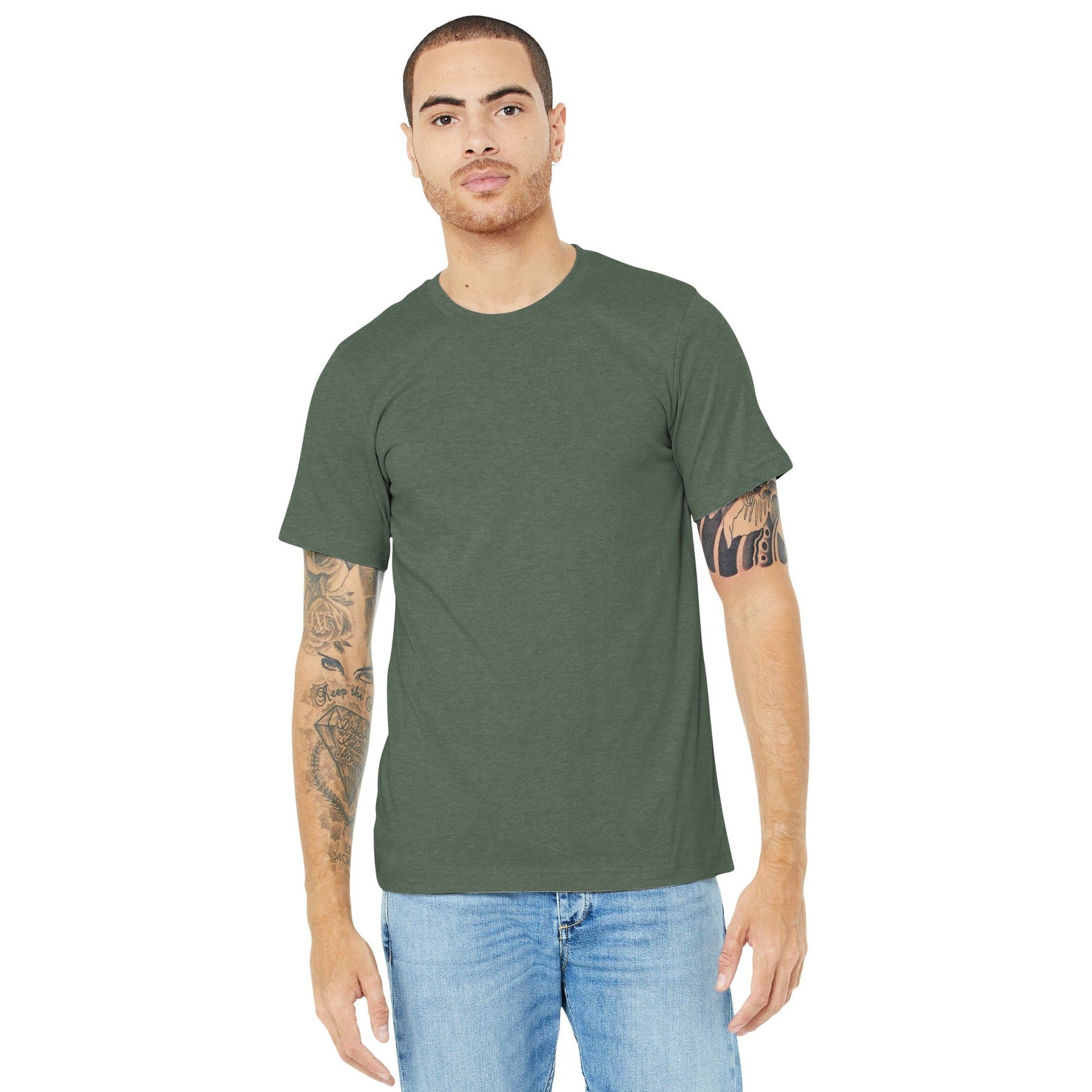 Bella + Canvas-BELLA+CANVAS ® Unisex Heather CVC Short Sleeve Tee. BC3001CVC 1/2-MedTech-28