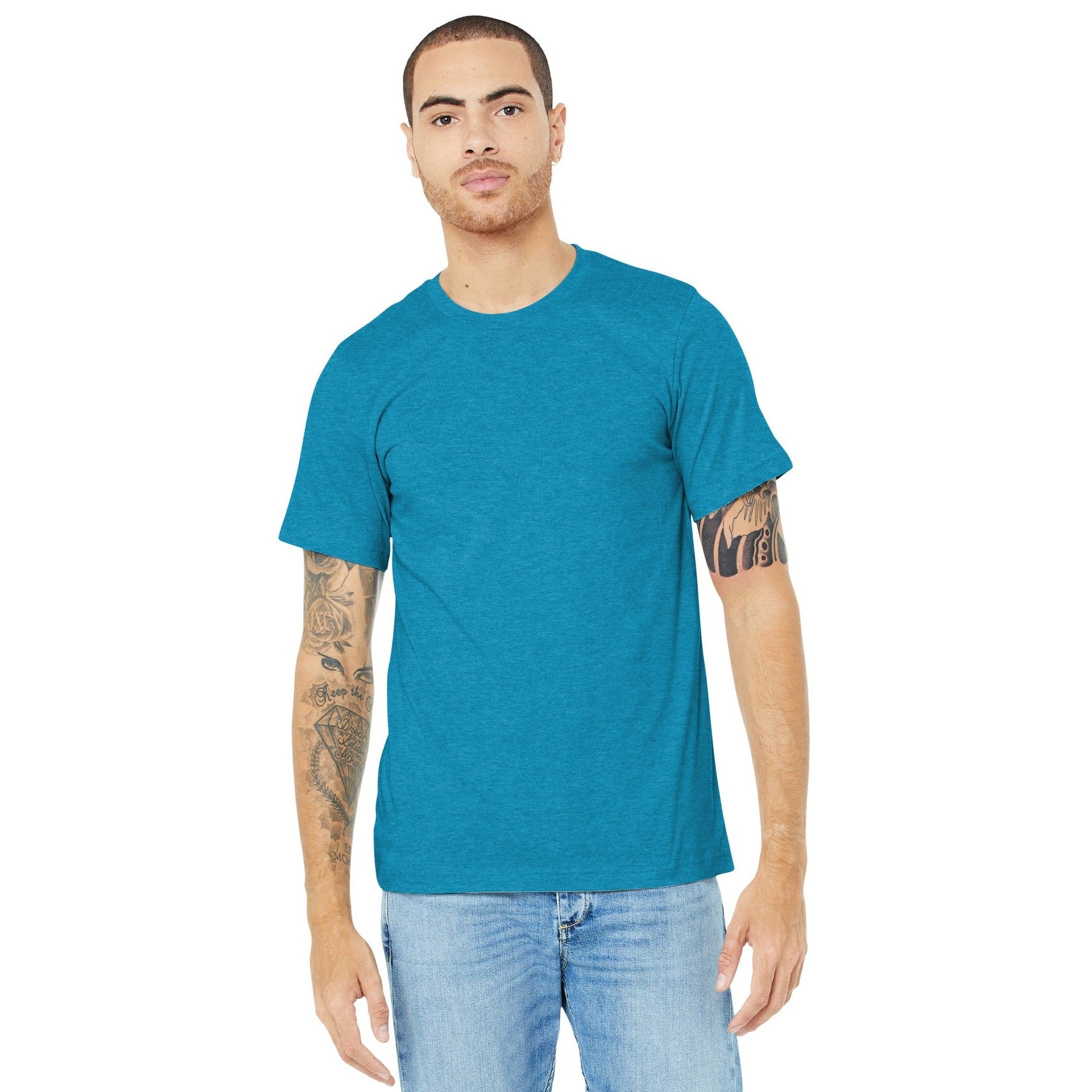 Bella + Canvas-BELLA+CANVAS ® Unisex Heather CVC Short Sleeve Tee. BC3001CVC 1/2-MedTech-5