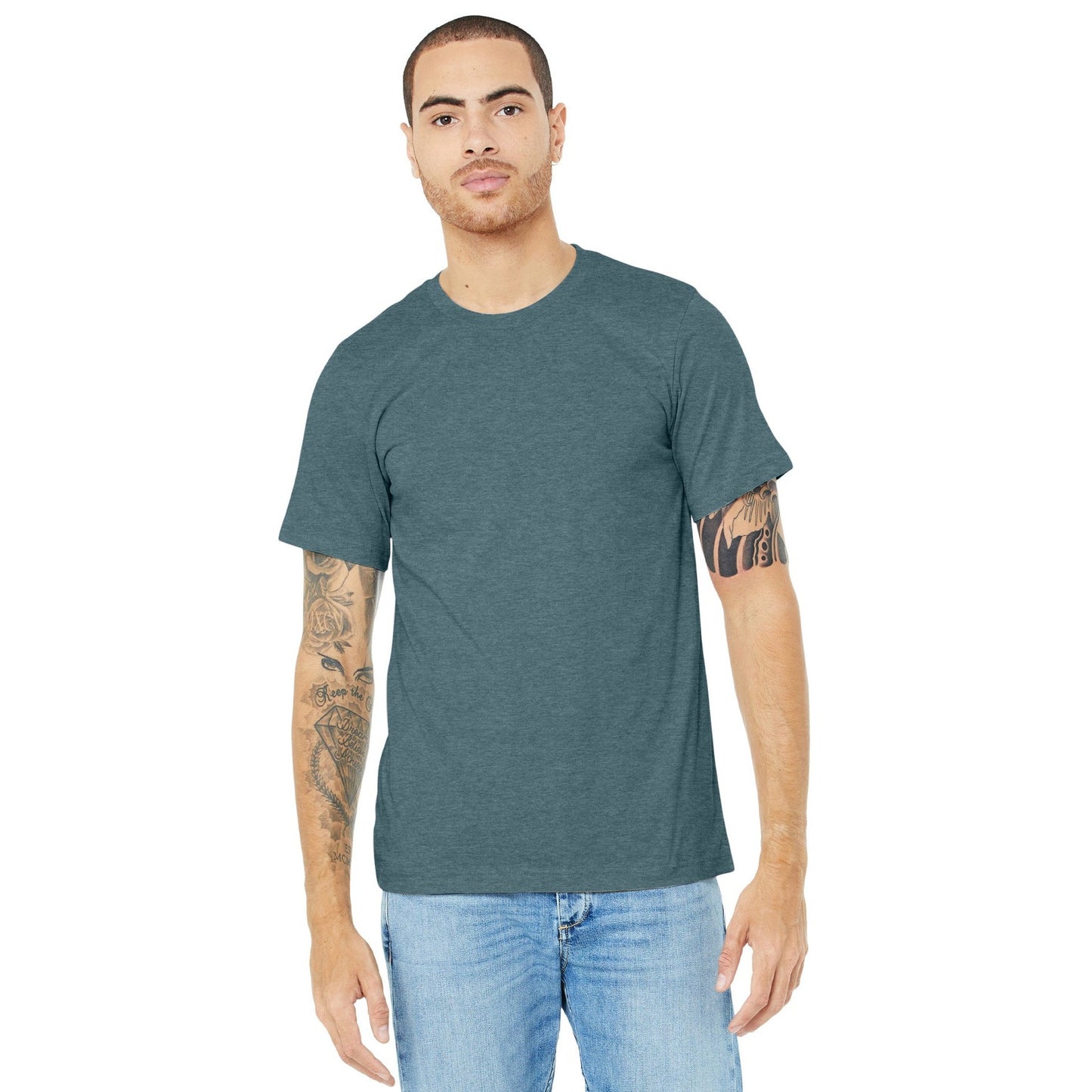 Bella + Canvas-BELLA+CANVAS ® Unisex Heather CVC Short Sleeve Tee. BC3001CVC 2/2-MedTech-18