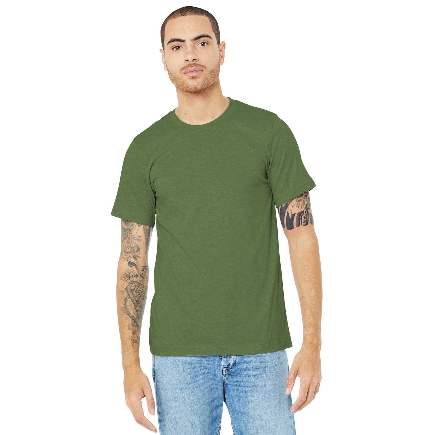 Bella + Canvas-BELLA+CANVAS ® Unisex Heather CVC Short Sleeve Tee. BC3001CVC 1/2-MedTech-21
