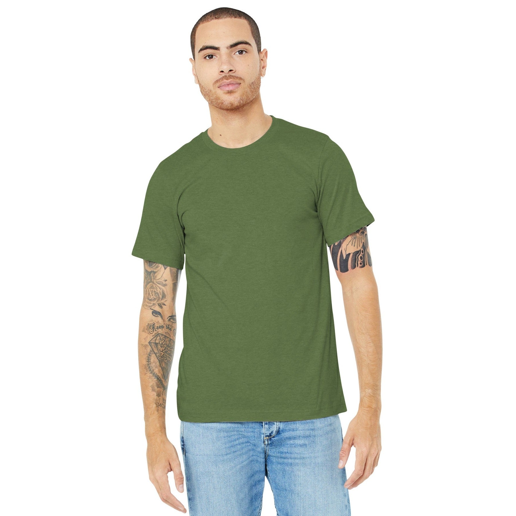 Bella + Canvas-BELLA+CANVAS ® Unisex Heather CVC Short Sleeve Tee. BC3001CVC 1/2-MedTech-21