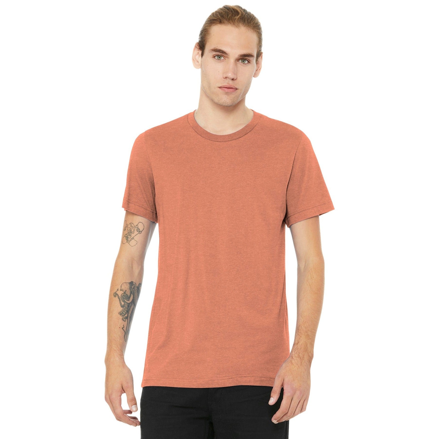 Bella + Canvas-BELLA+CANVAS ® Unisex Heather CVC Short Sleeve Tee. BC3001CVC 2/2-MedTech-21