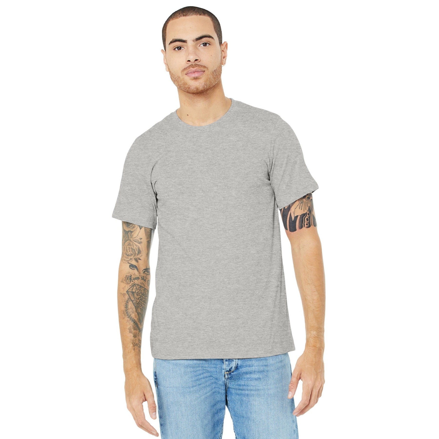 Bella + Canvas-BELLA+CANVAS ® Unisex Heather CVC Short Sleeve Tee. BC3001CVC 1/2-MedTech-15