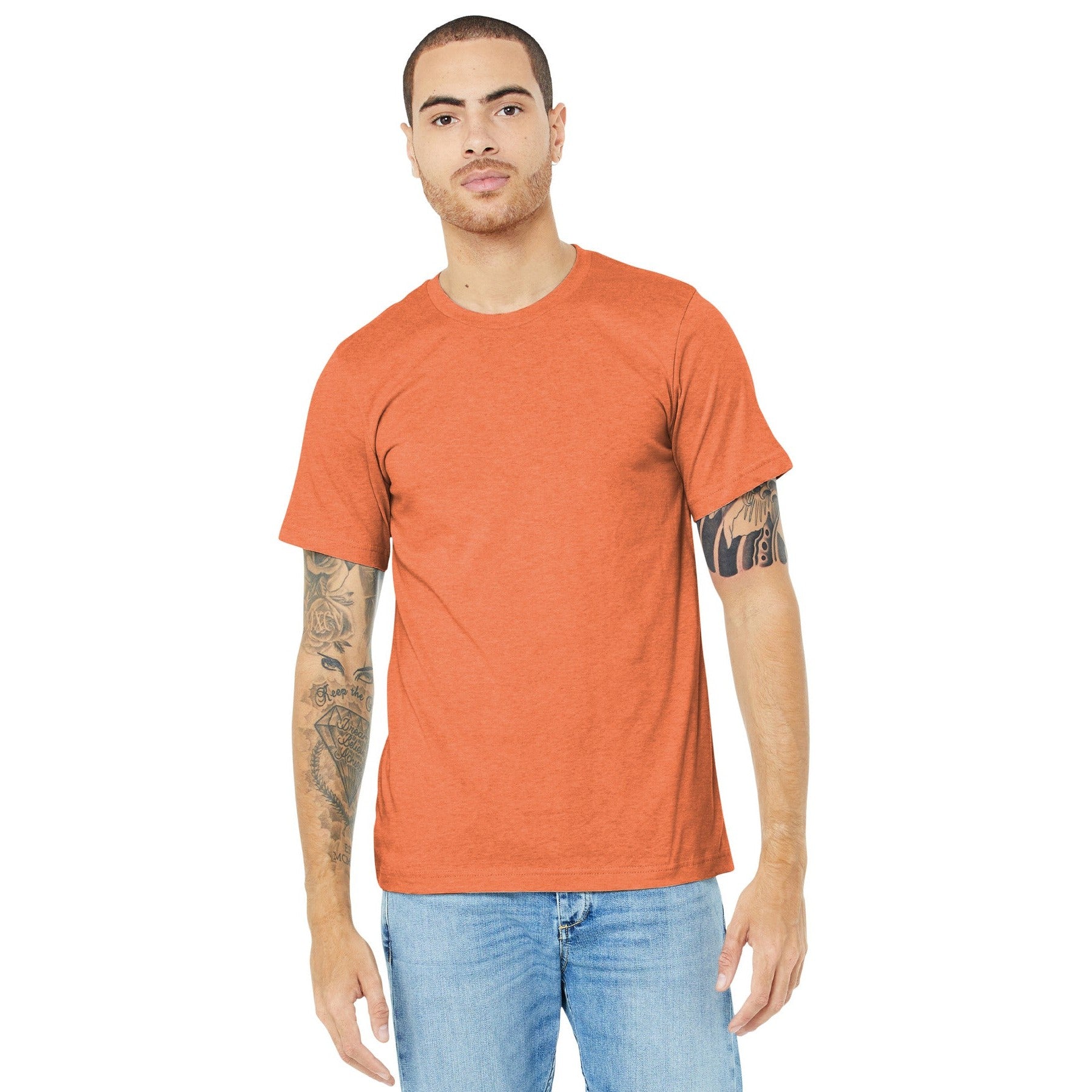 Bella + Canvas-BELLA+CANVAS ® Unisex Heather CVC Short Sleeve Tee. BC3001CVC 2/2-MedTech-3
