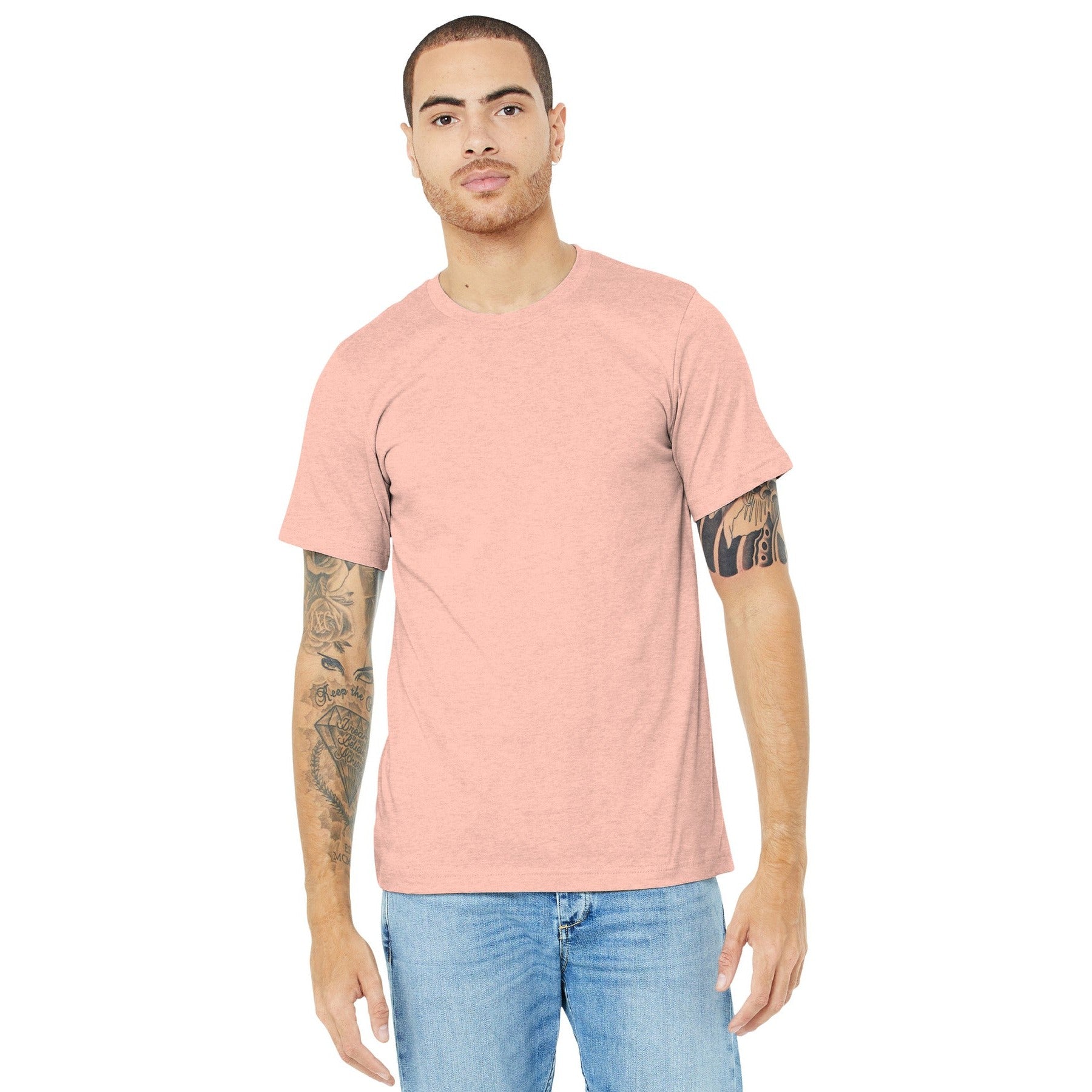 Bella + Canvas-BELLA+CANVAS ® Unisex Heather CVC Short Sleeve Tee. BC3001CVC 2/2-MedTech-12