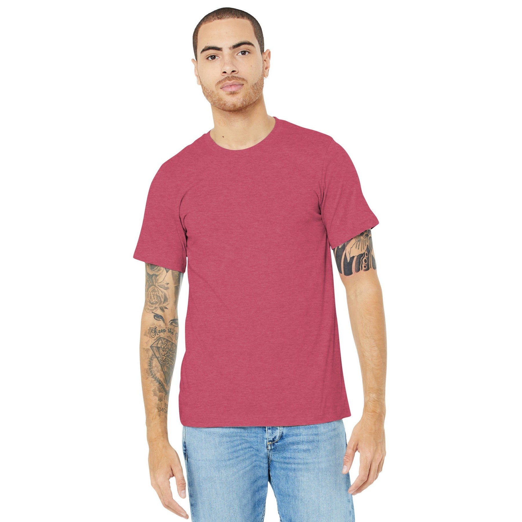 Bella + Canvas-BELLA+CANVAS ® Unisex Heather CVC Short Sleeve Tee. BC3001CVC 2/2-MedTech-14