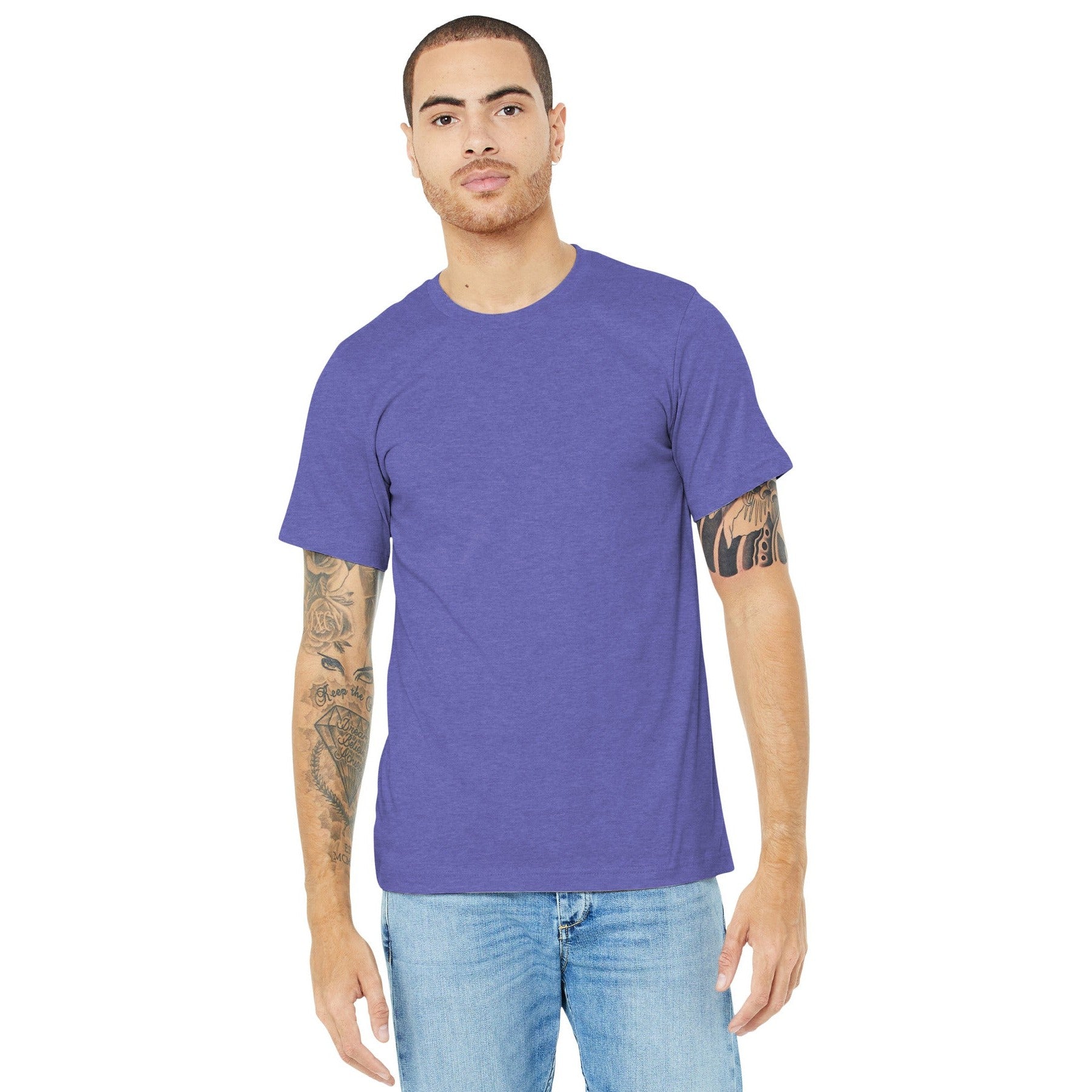 Bella + Canvas-BELLA+CANVAS ® Unisex Heather CVC Short Sleeve Tee. BC3001CVC 1/2-MedTech-24