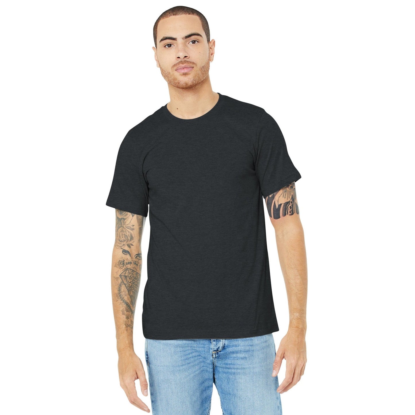 Bella + Canvas-BELLA+CANVAS ® Unisex Heather CVC Short Sleeve Tee. BC3001CVC 1/2-MedTech-3