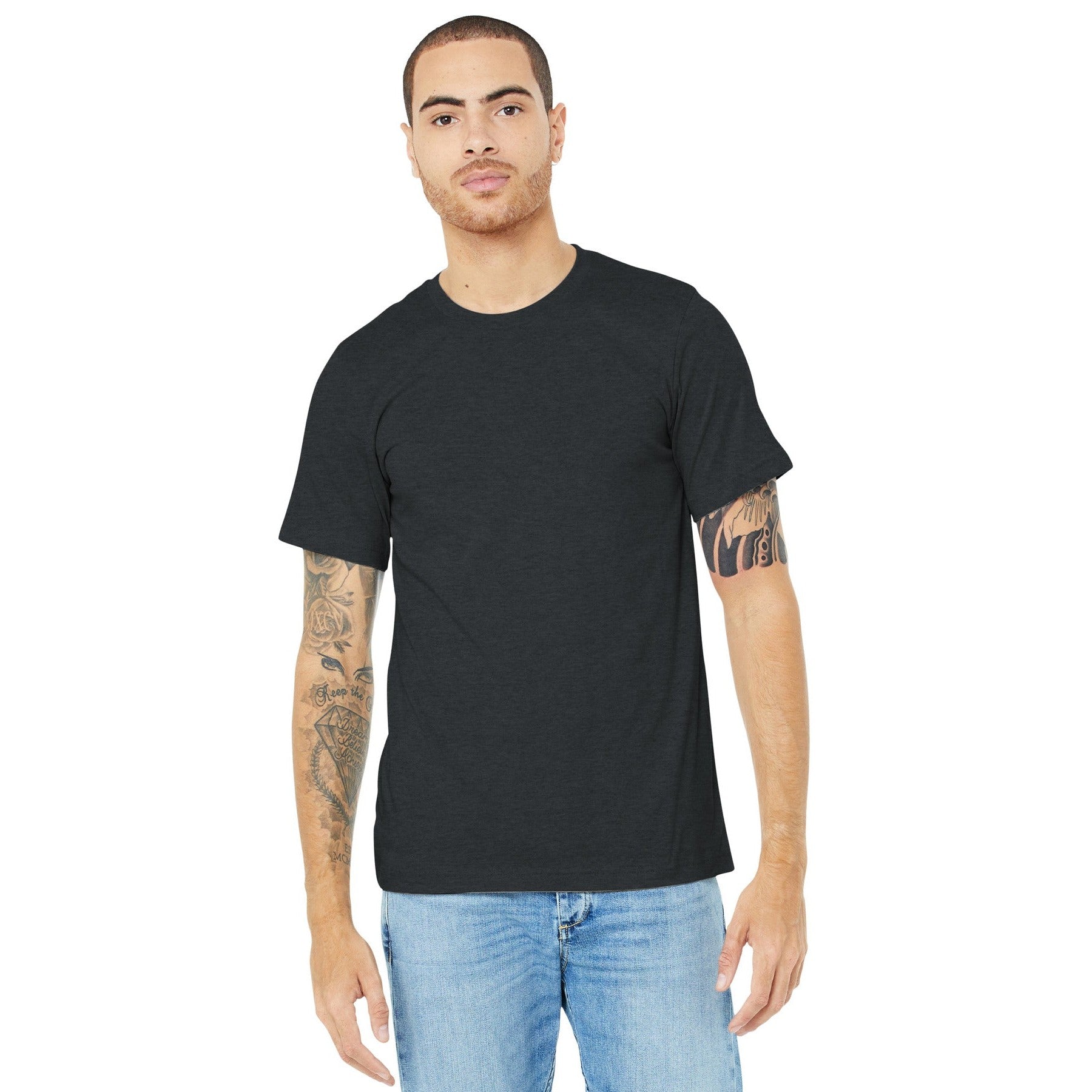Bella + Canvas-BELLA+CANVAS ® Unisex Heather CVC Short Sleeve Tee. BC3001CVC 1/2-MedTech-3