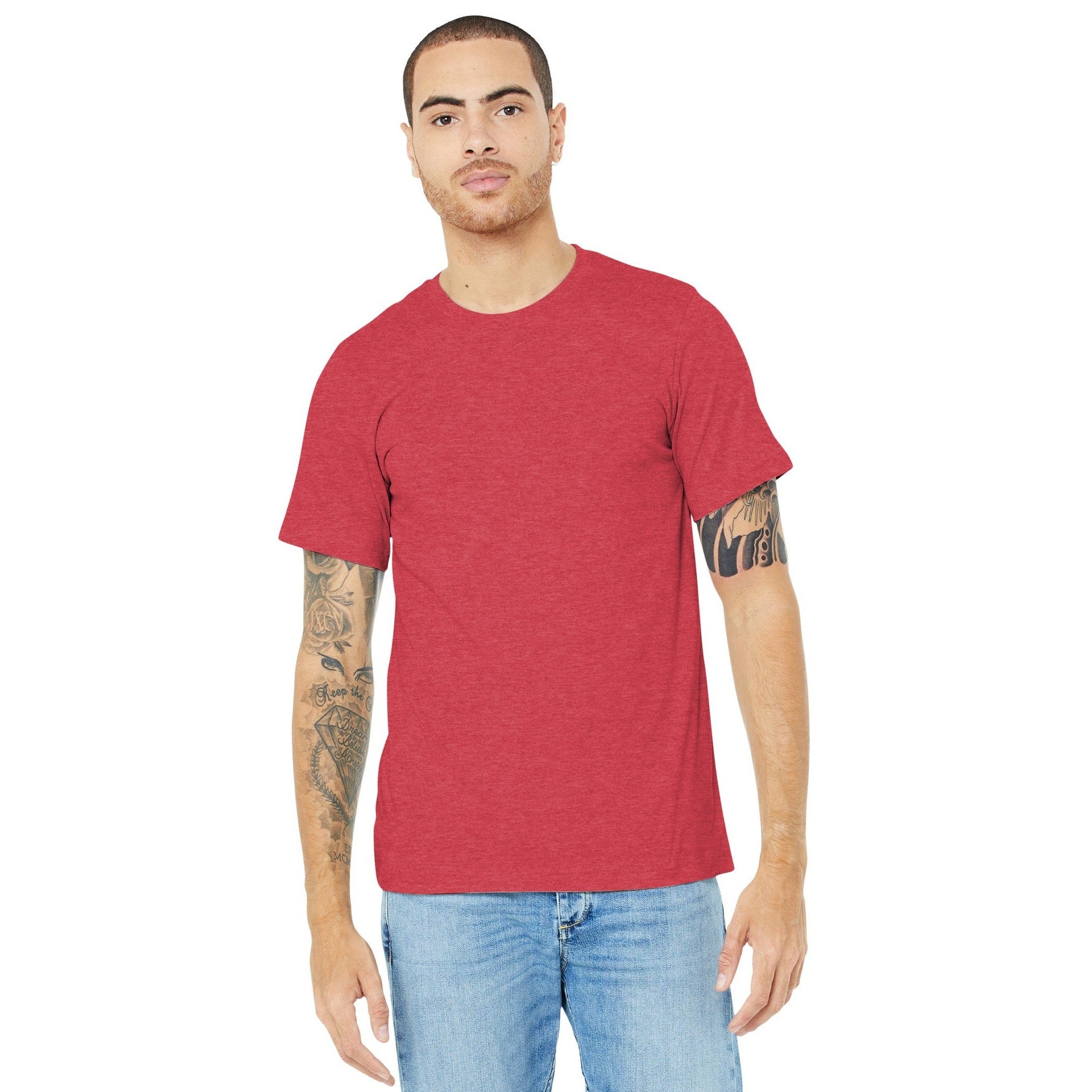Bella + Canvas-BELLA+CANVAS ® Unisex Heather CVC Short Sleeve Tee. BC3001CVC 2/2-MedTech-15