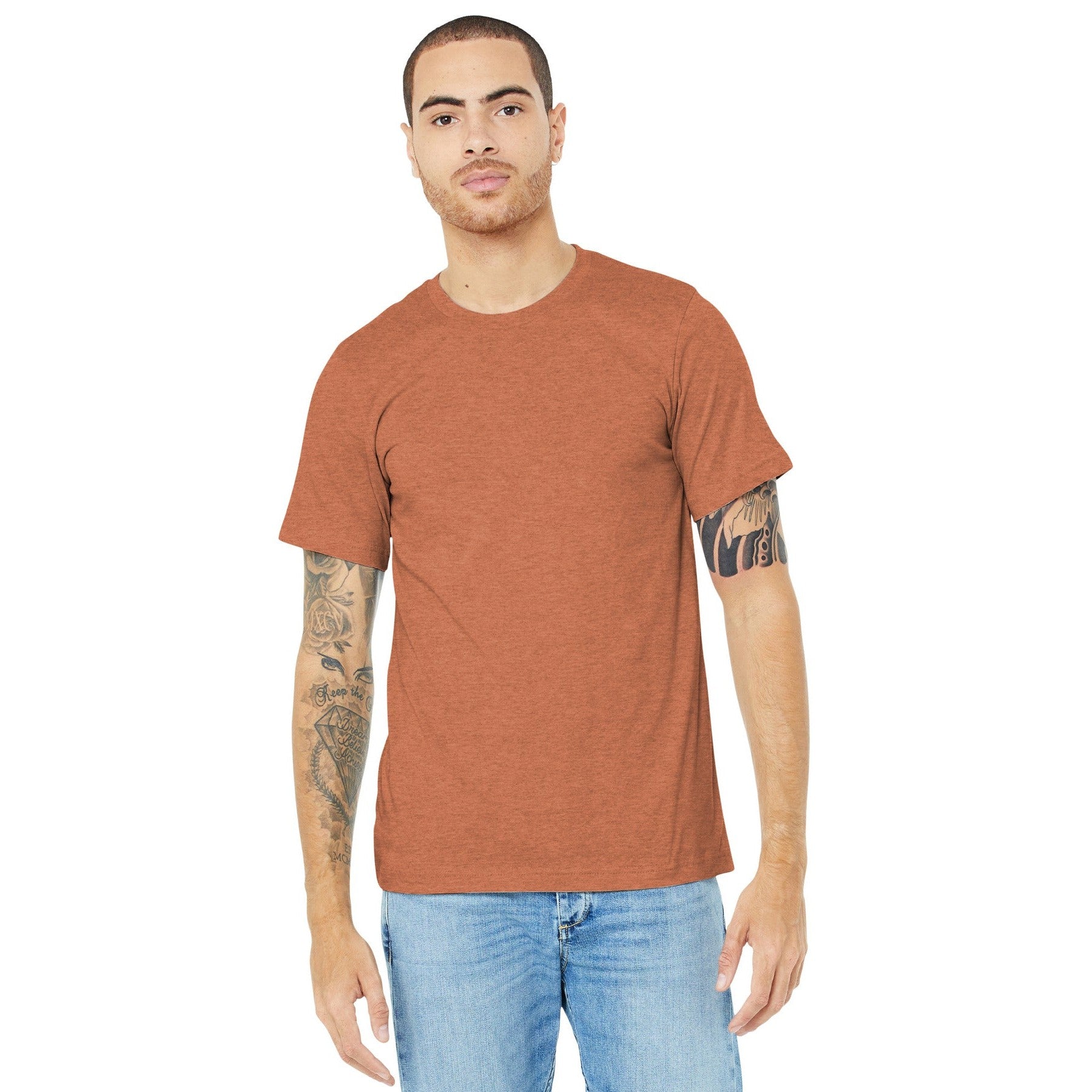 Bella + Canvas-BELLA+CANVAS ® Unisex Heather CVC Short Sleeve Tee. BC3001CVC 1/2-MedTech-6