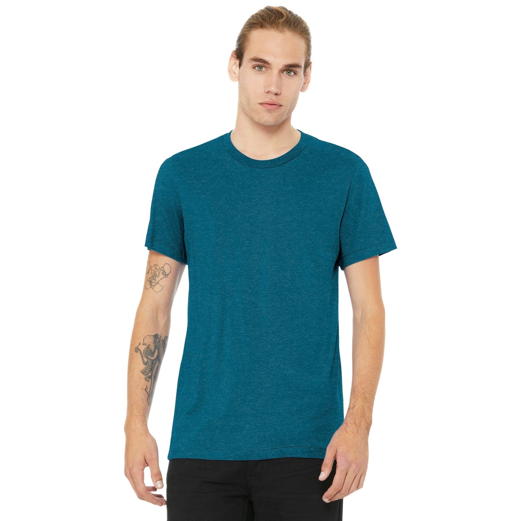 Bella + Canvas-BELLA+CANVAS ® Unisex Heather CVC Short Sleeve Tee. BC3001CVC 1/2-MedTech-16