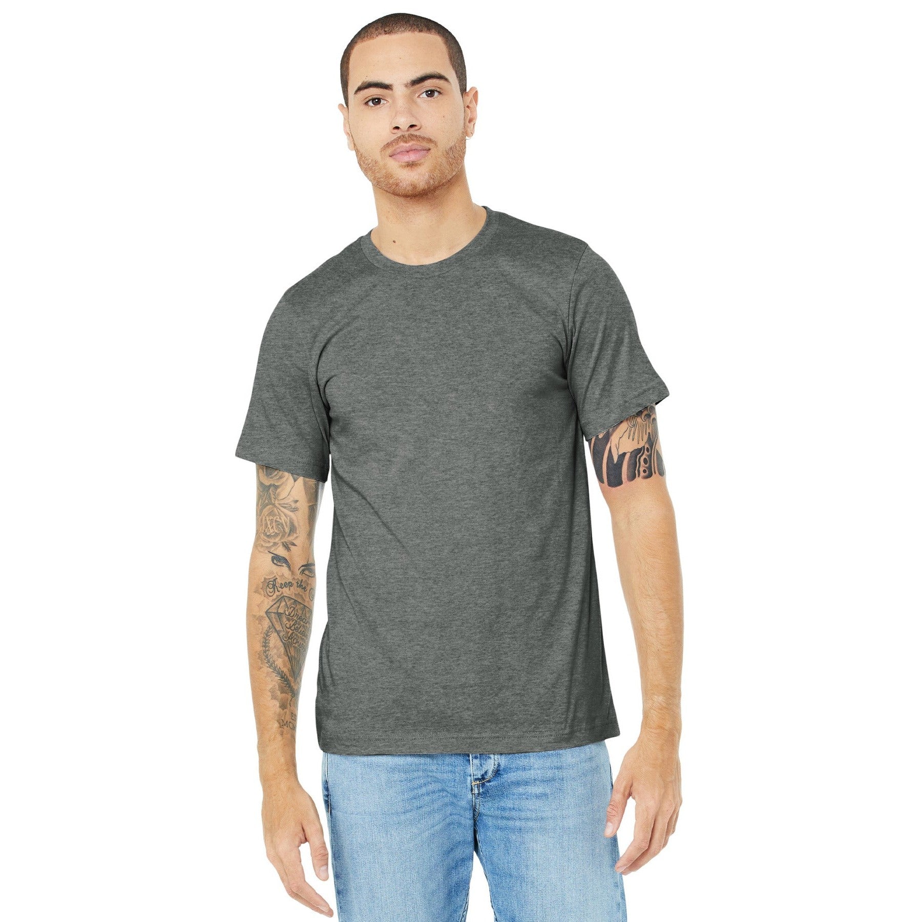 Bella + Canvas-BELLA+CANVAS ® Unisex Heather CVC Short Sleeve Tee. BC3001CVC 1/2-MedTech-4