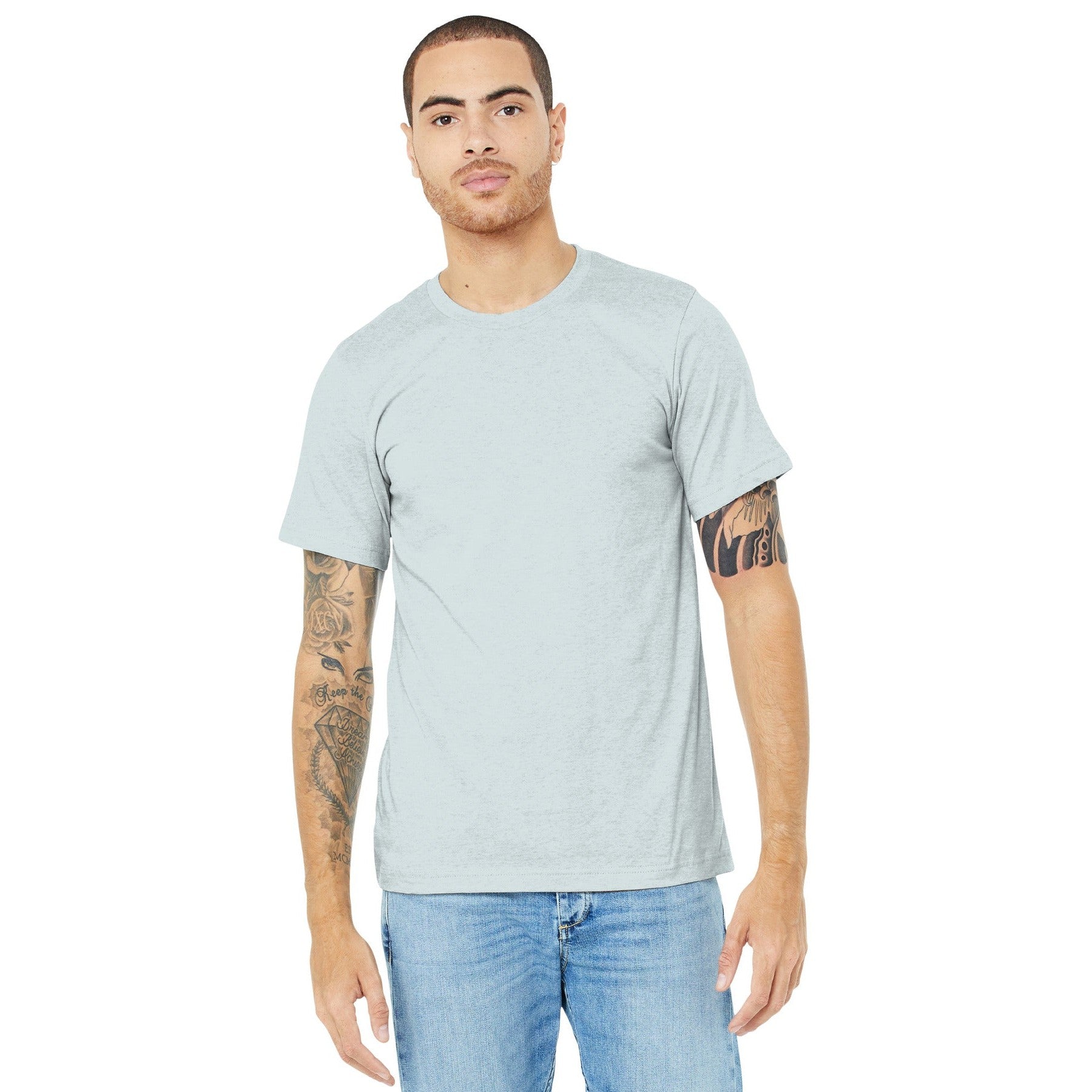 Bella + Canvas-BELLA+CANVAS ® Unisex Heather CVC Short Sleeve Tee. BC3001CVC 2/2-MedTech-8