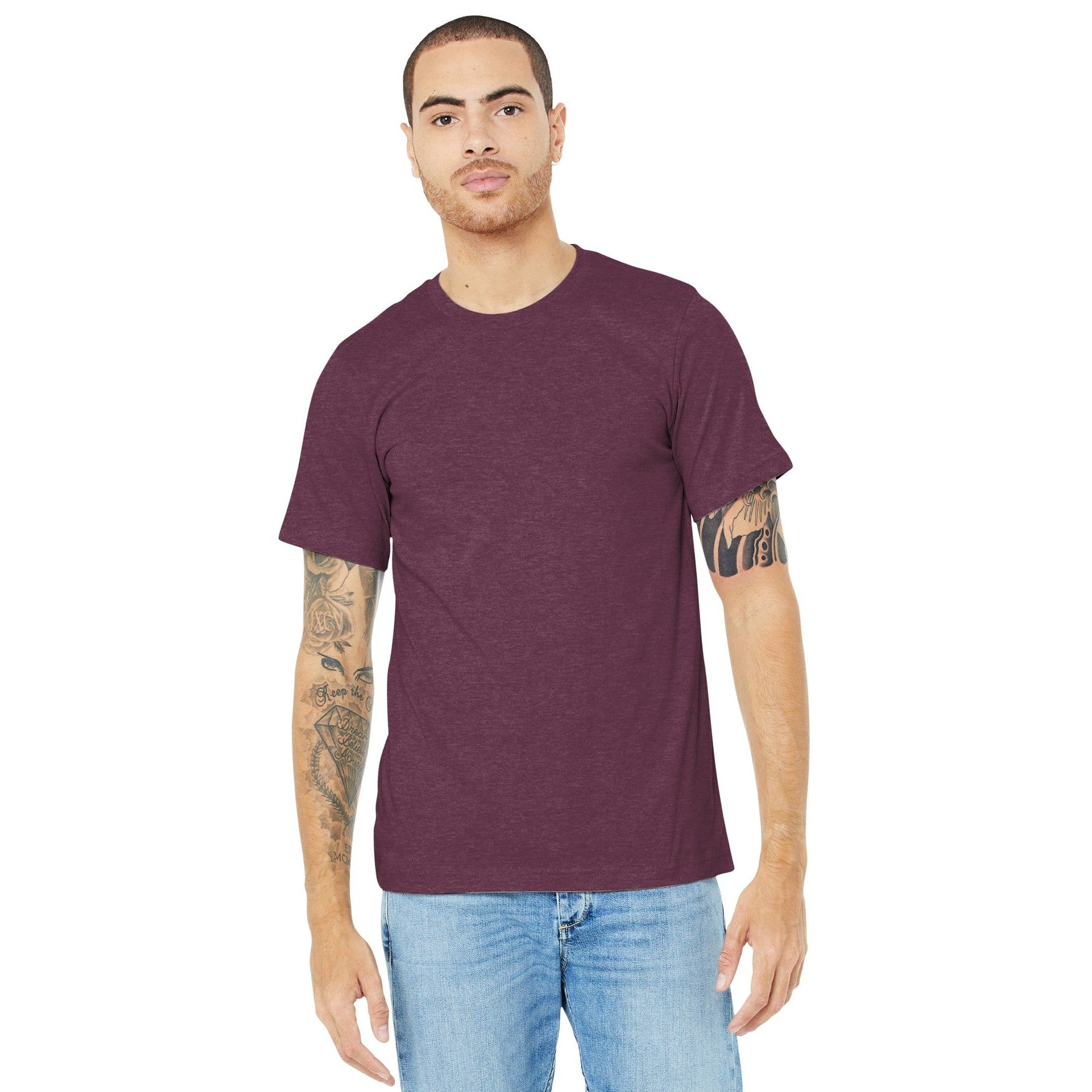 Bella + Canvas-BELLA+CANVAS ® Unisex Heather CVC Short Sleeve Tee. BC3001CVC 1/2-MedTech-25