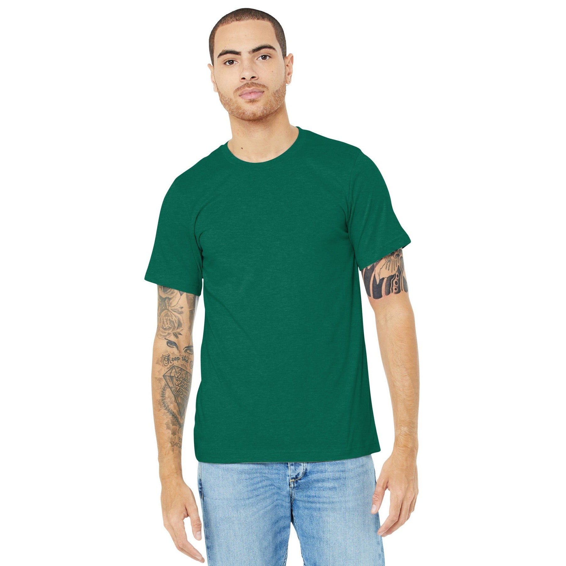 Bella + Canvas-BELLA+CANVAS ® Unisex Heather CVC Short Sleeve Tee. BC3001CVC 1/2-MedTech-20