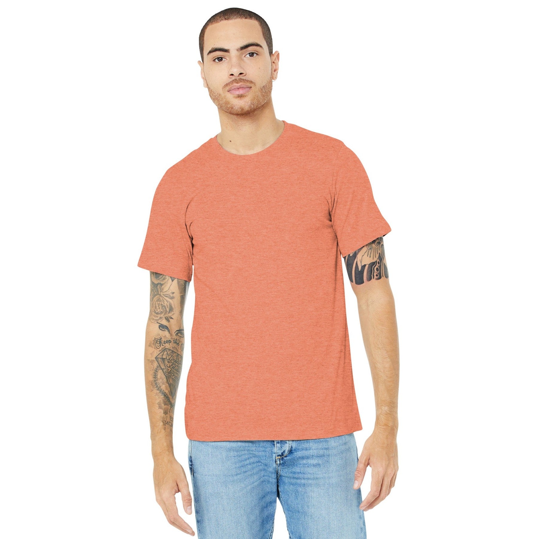 Bella + Canvas-BELLA+CANVAS ® Unisex Heather CVC Short Sleeve Tee. BC3001CVC 2/2-MedTech-13