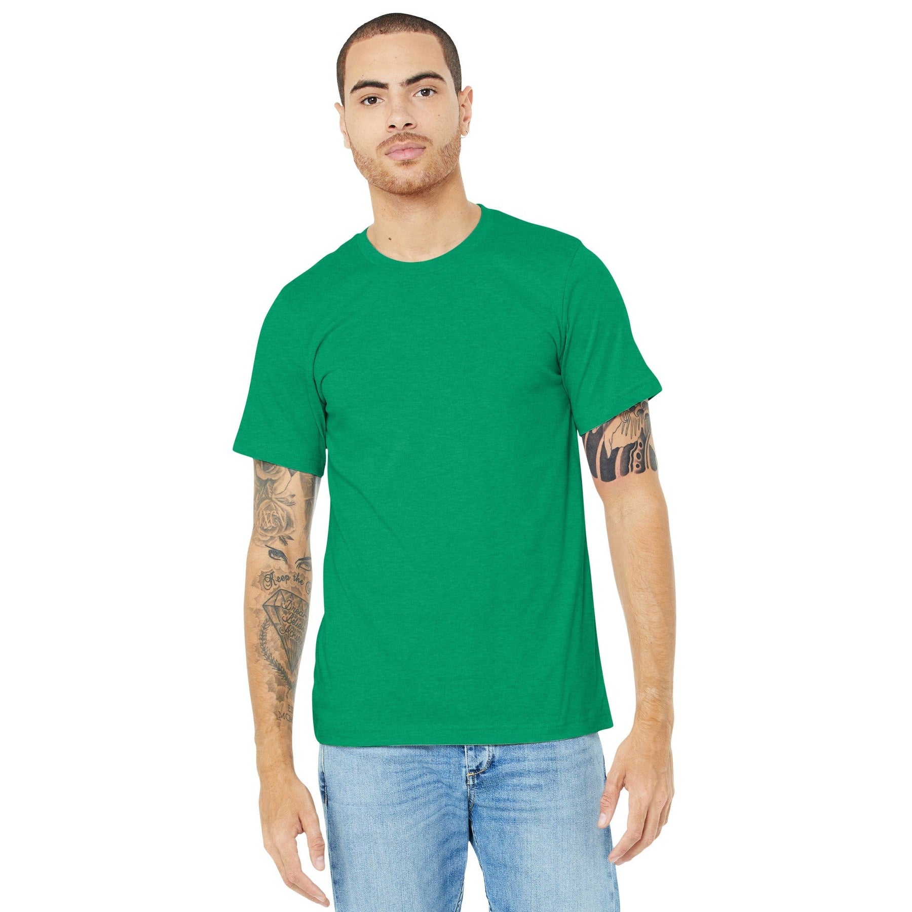 Bella + Canvas-BELLA+CANVAS ® Unisex Heather CVC Short Sleeve Tee. BC3001CVC 1/2-MedTech-23