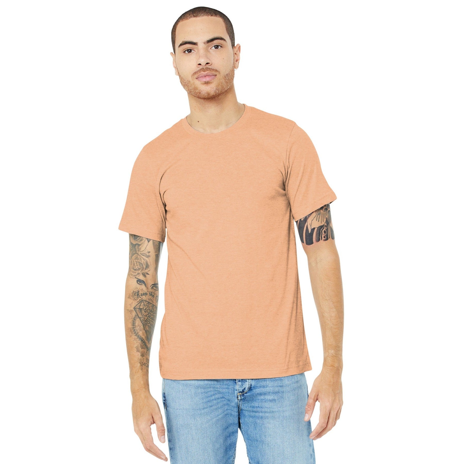 Bella + Canvas-BELLA+CANVAS ® Unisex Heather CVC Short Sleeve Tee. BC3001CVC 2/2-MedTech-5