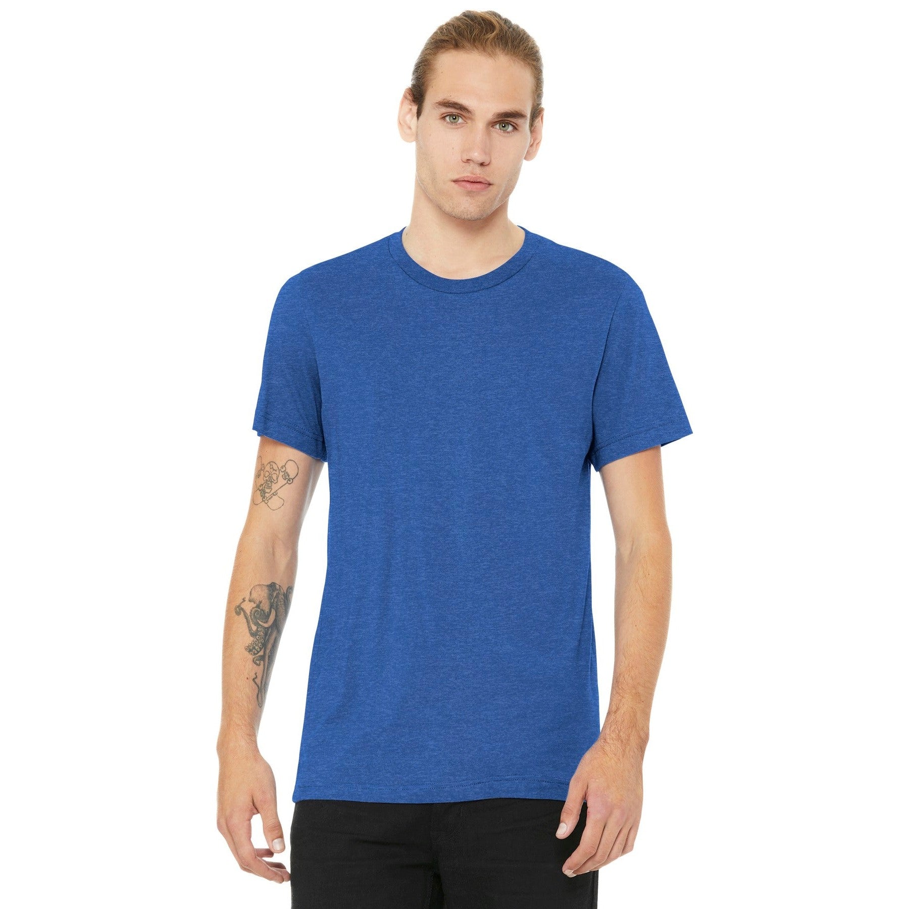 Bella + Canvas-BELLA+CANVAS ® Unisex Heather CVC Short Sleeve Tee. BC3001CVC 2/2-MedTech-24