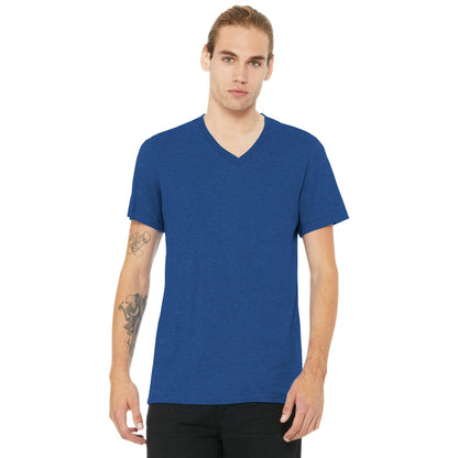 Bella + Canvas-BELLA+CANVAS® Unisex Heather CVC V-Neck Tee BC3005CVC-MedTech-10