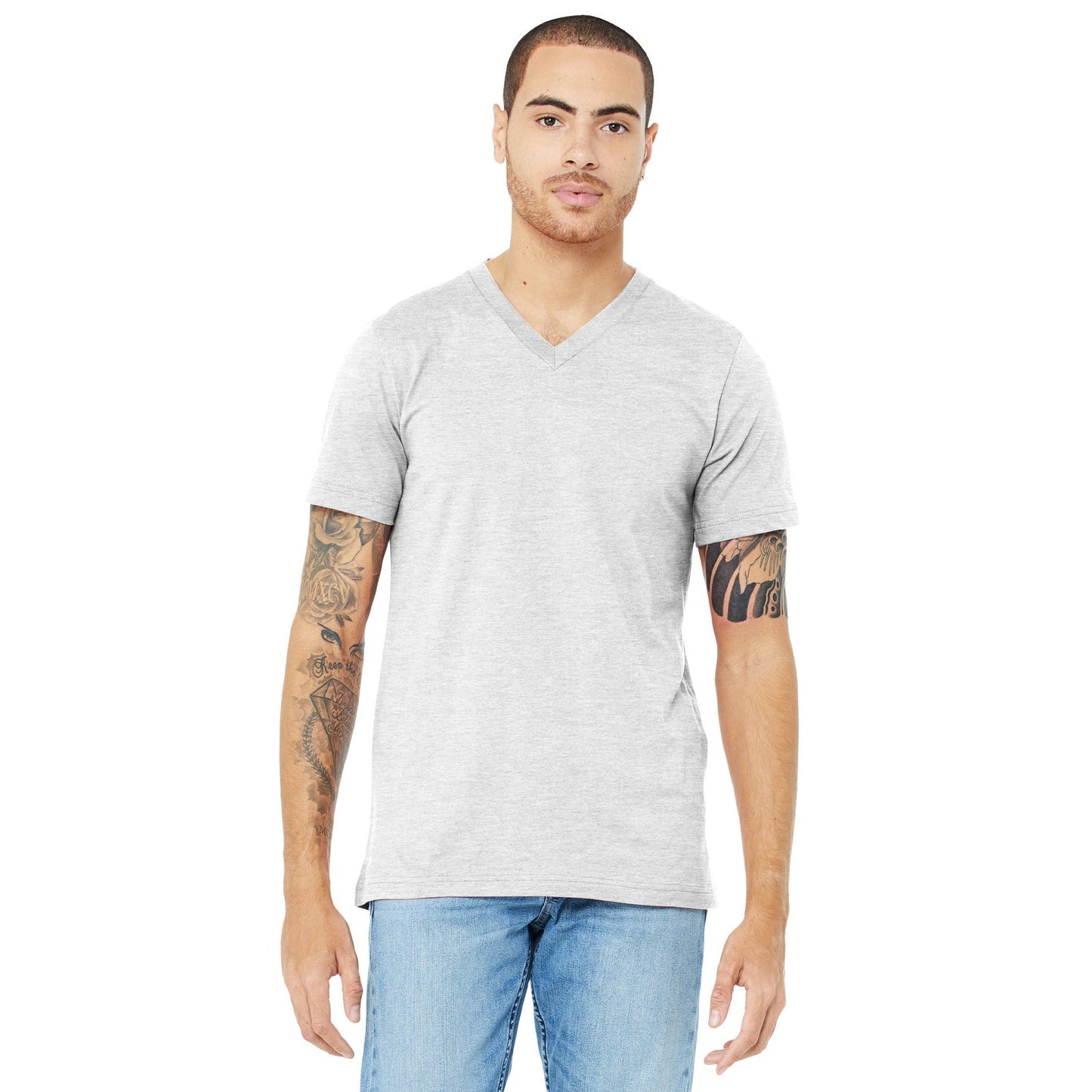Bella + Canvas-BELLA+CANVAS ® Unisex Jersey Short Sleeve V-Neck Tee. BC3005-MedTech-1