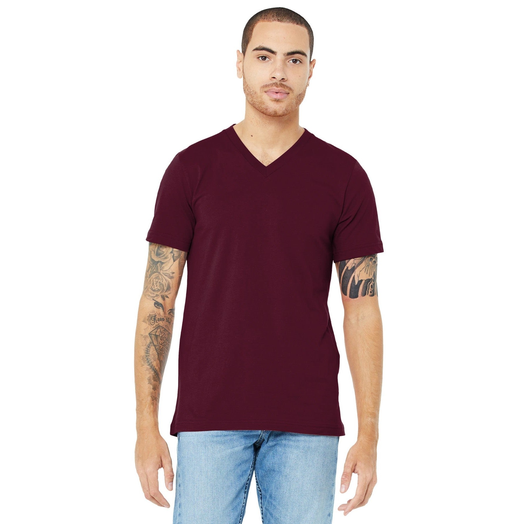 Bella + Canvas-BELLA+CANVAS ® Unisex Jersey Short Sleeve V-Neck Tee. BC3005-MedTech-5