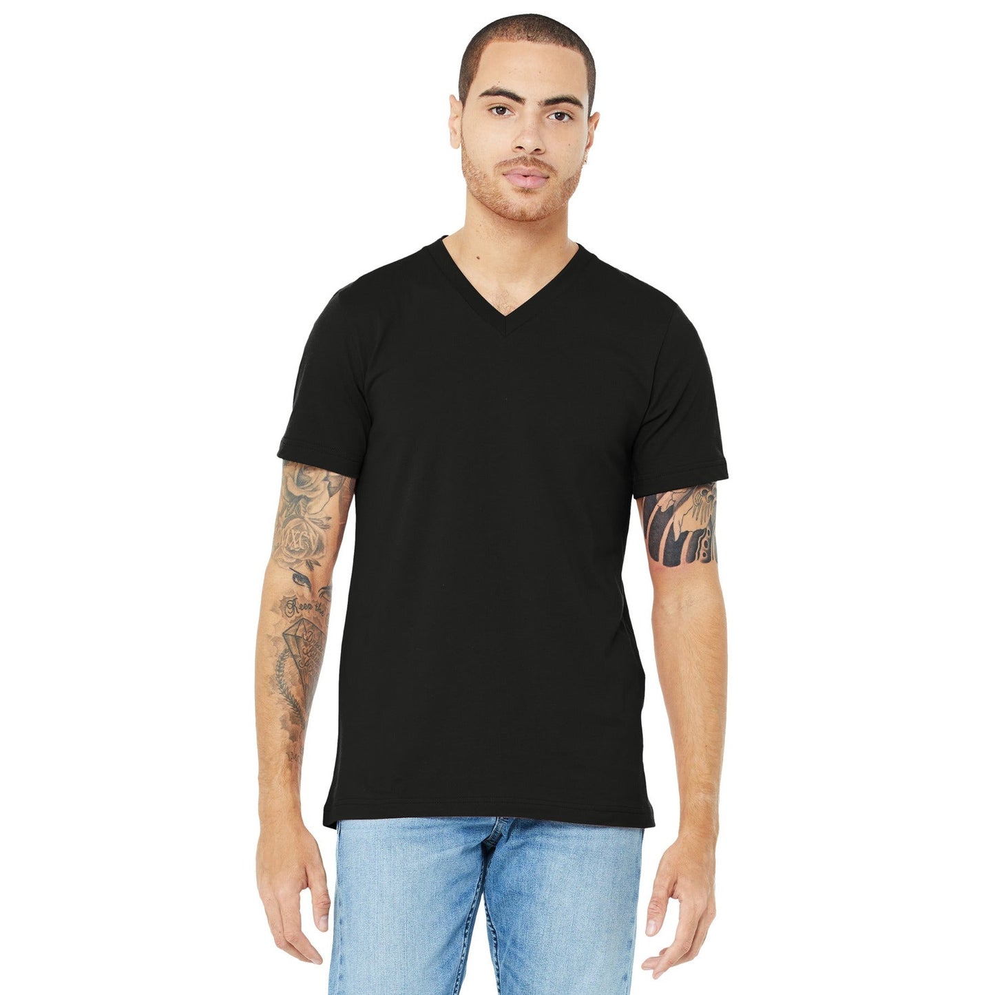 Bella + Canvas-BELLA+CANVAS ® Unisex Jersey Short Sleeve V-Neck Tee. BC3005-MedTech-3