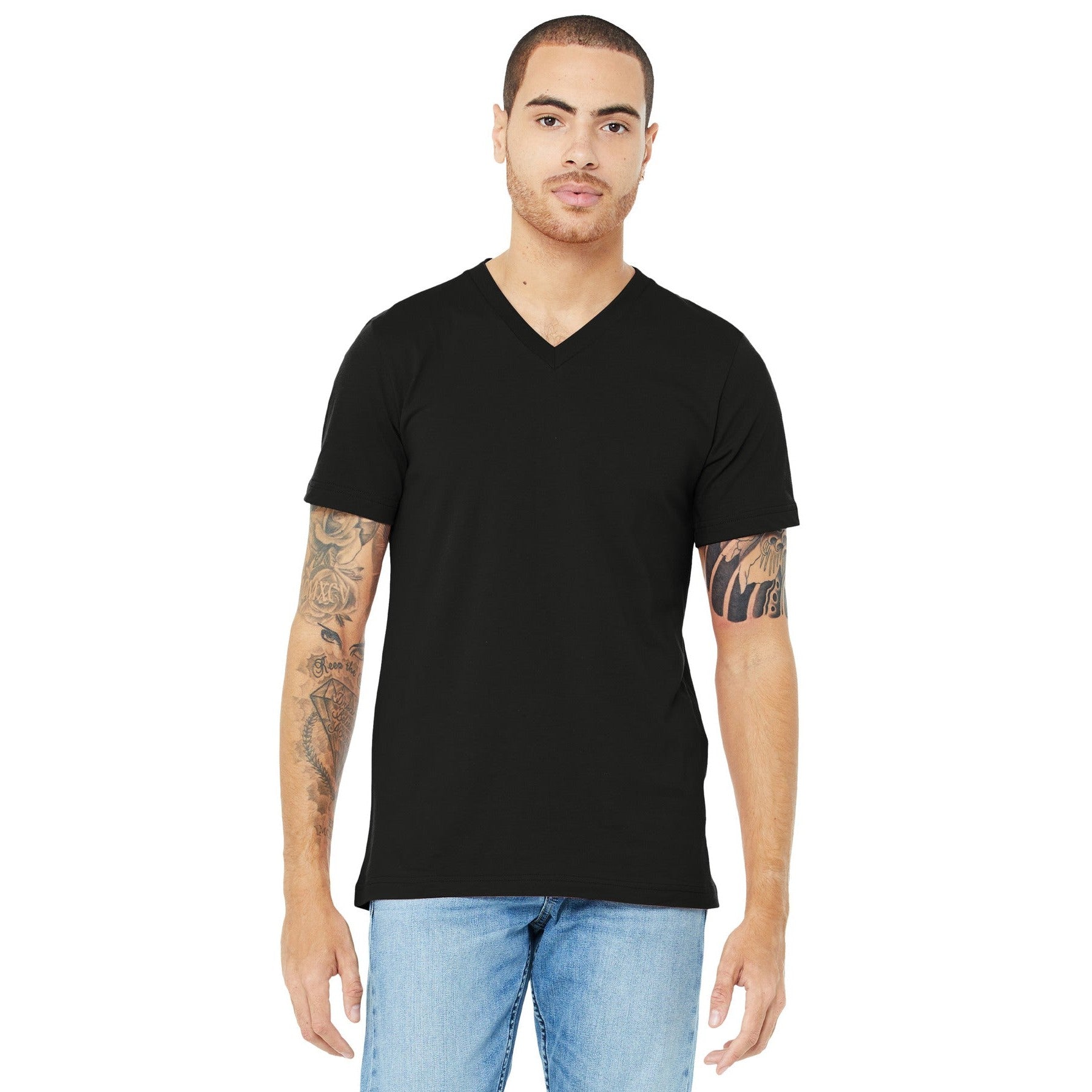 Bella + Canvas-BELLA+CANVAS ® Unisex Jersey Short Sleeve V-Neck Tee. BC3005-MedTech-3