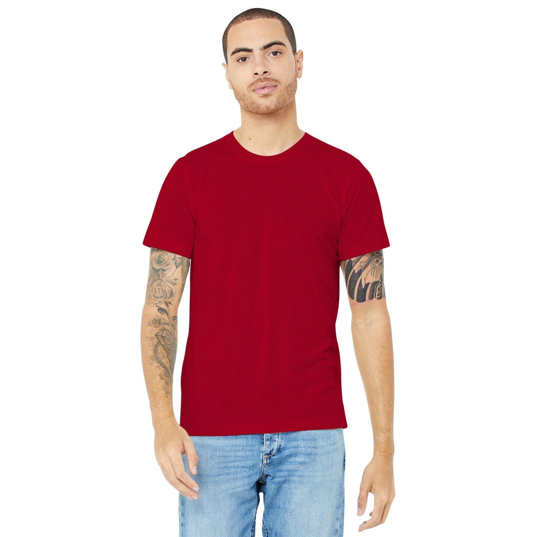 Bella + Canvas-BELLA+CANVAS ® Unisex Made In The USA Jersey Short Sleeve Tee. BC3001U-MedTech-7