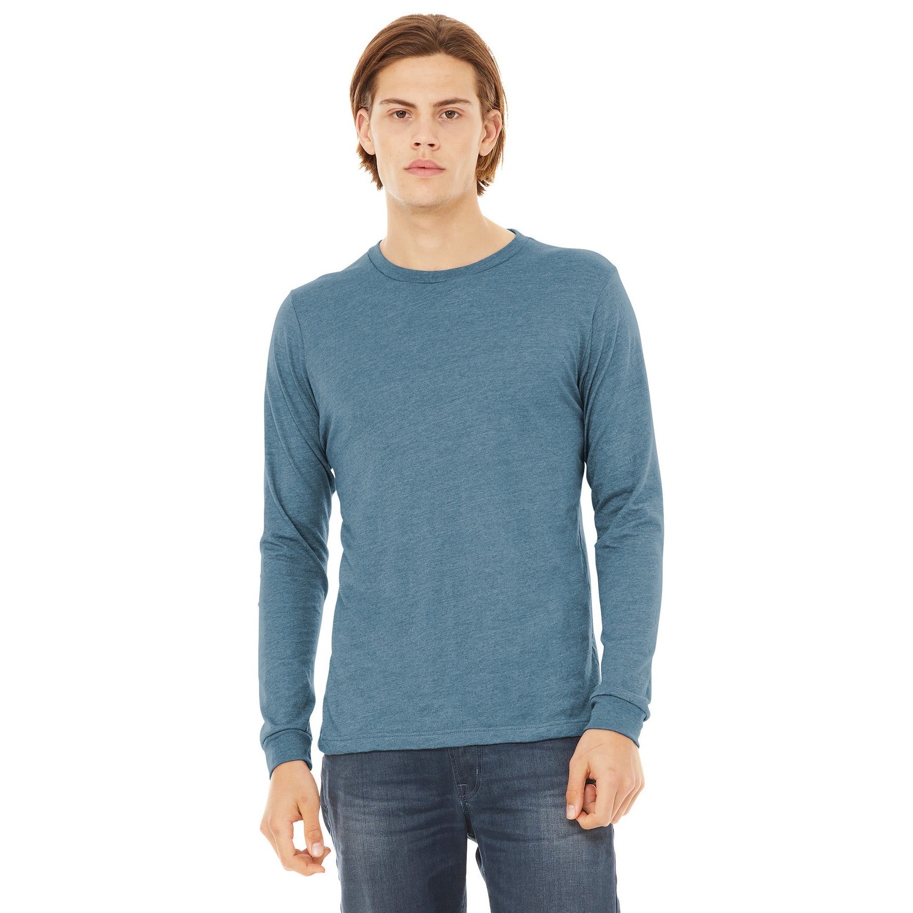 Bella + Canvas-BELLA+CANVAS® Unisex Triblend Long Sleeve Tee BC3513-MedTech-3