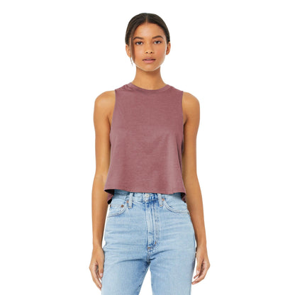 Bella + Canvas-BELLA+CANVAS ® Women's Racerback Cropped Tank. BC6682-MedTech-3