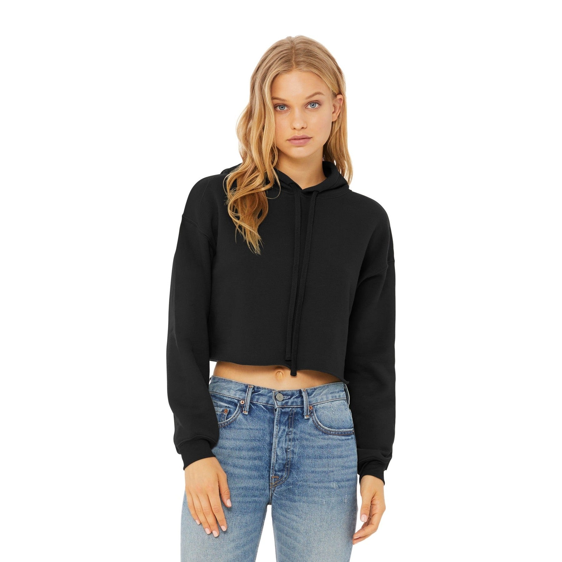 Bella + Canvas-BELLA+CANVAS ® Women's Sponge Fleece Cropped Fleece Hoodie. BC7502-MedTech-1