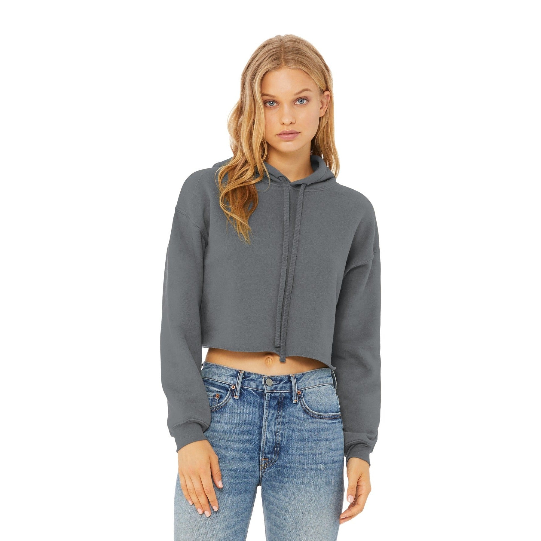 Bella + Canvas-BELLA+CANVAS ® Women's Sponge Fleece Cropped Fleece Hoodie. BC7502-MedTech-6