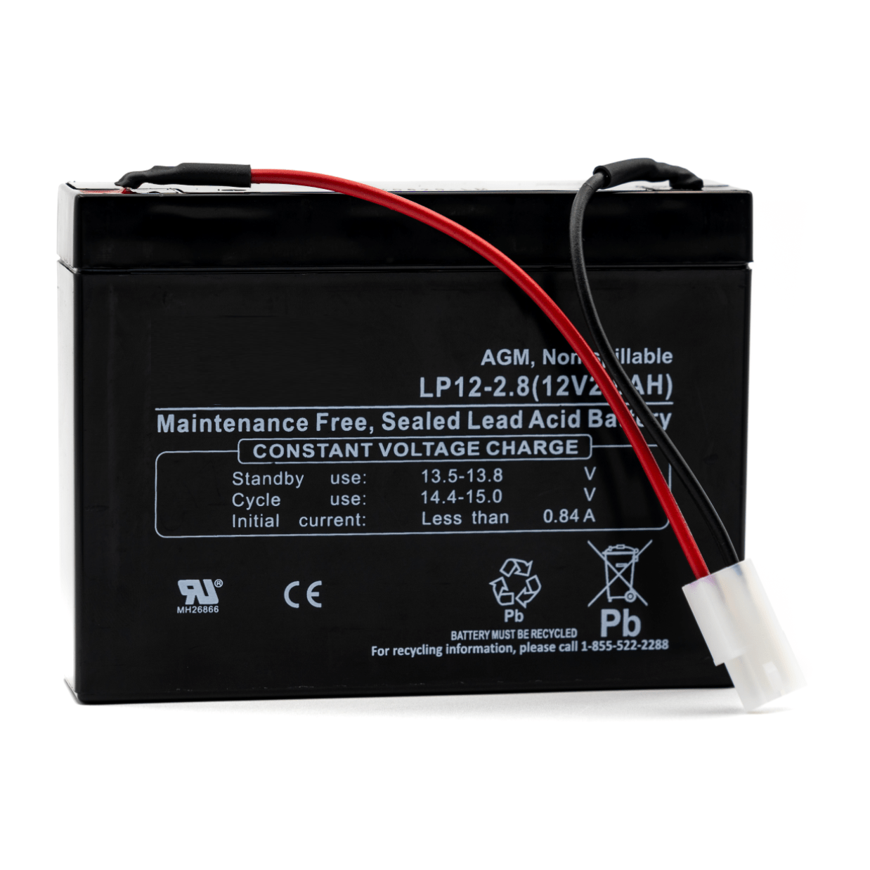 Caretech-Battery for SSCOR S-SCORT® III Suction Unit Model 74000 with Wire Harness-MedTech-2