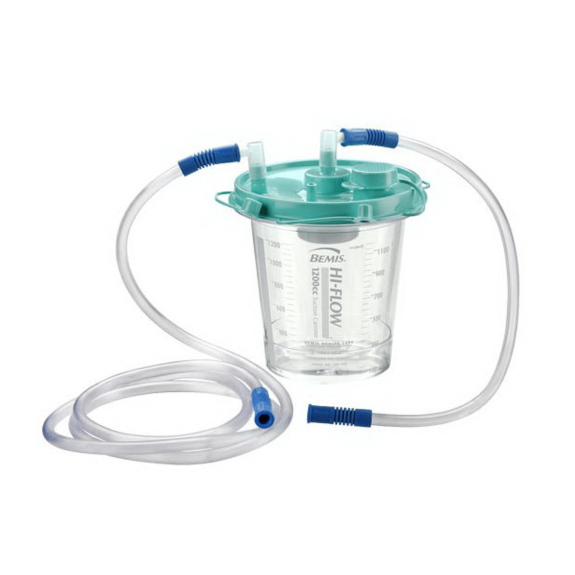 Bemis Health Care-Bemis® Hi-Flow™ Suction Canister with Aerostat Filter, 1200cc, Green-MedTech-3