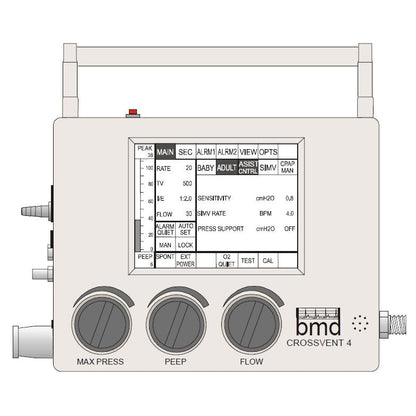 Bio-Med Devices-Bio-Med Devices BMD Crossvent 4 Ventilator, Recertified-MedTech-2