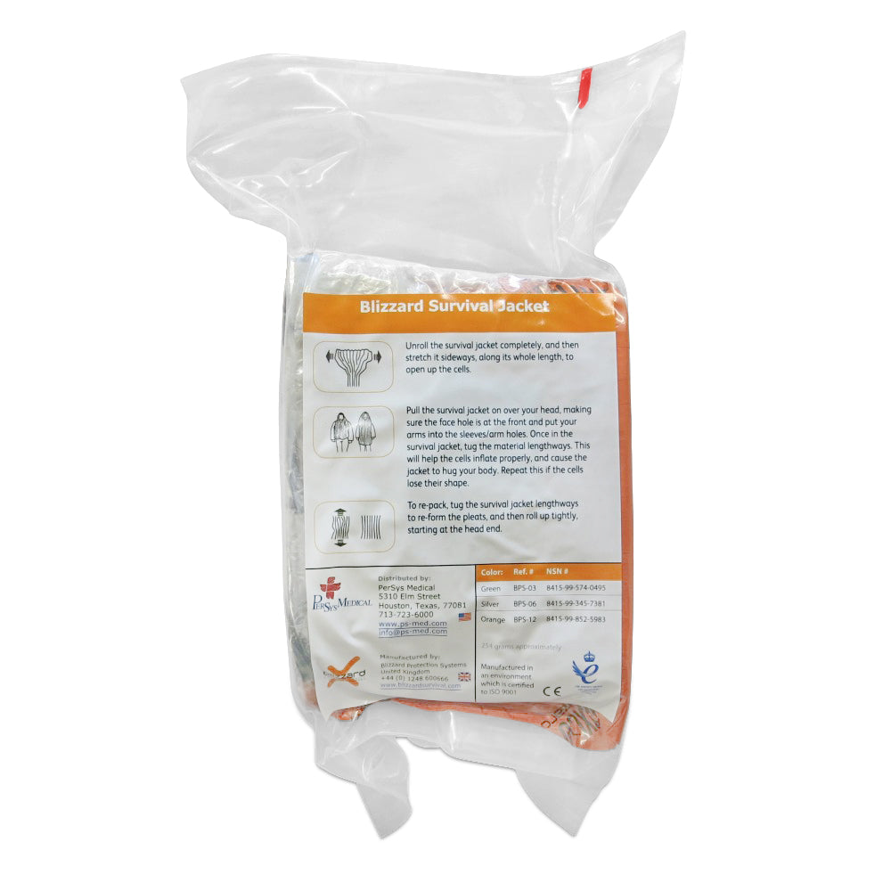 Safeguard Medical-Blizzard Survival Jacket, Large Case of 25-MedTech-1