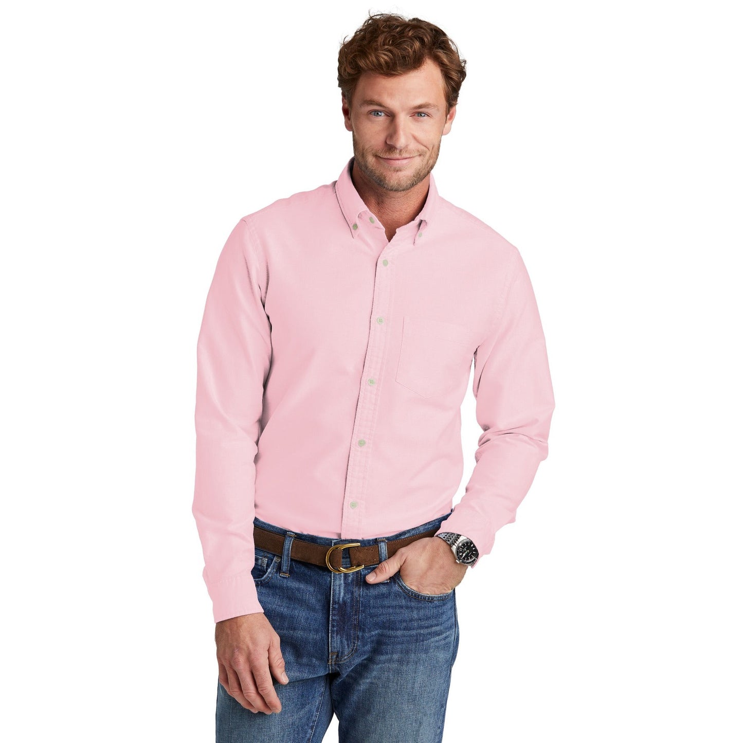 Brooks Brothers-Brooks Brothers® Casual Oxford Cloth Shirt BB18004-MedTech-3