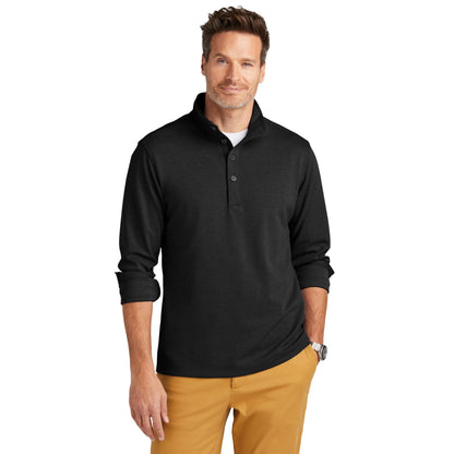 Brooks Brothers-Brooks Brothers® Mid-Layer Stretch 1/2-Button BB18202-MedTech-2