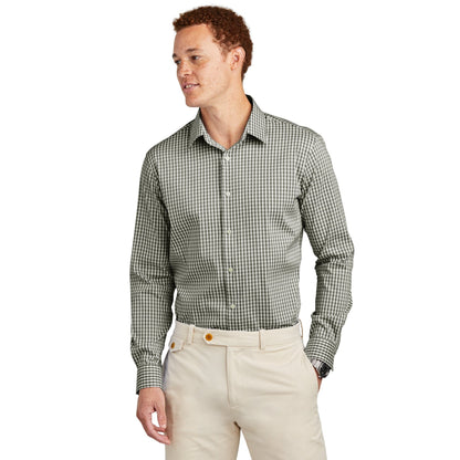 Brooks Brothers-Brooks Brothers® Tech Stretch Patterned Shirt BB18006-MedTech-3