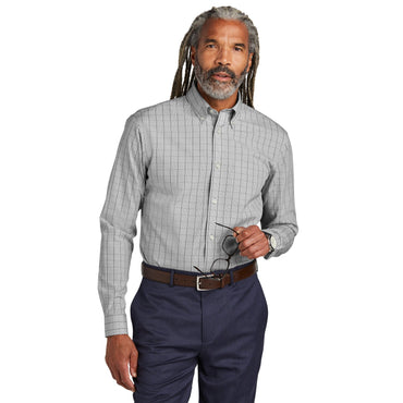 Brooks Brothers-Brooks Brothers® Wrinkle-Free Stretch Patterned Shirt BB18008-MedTech-2